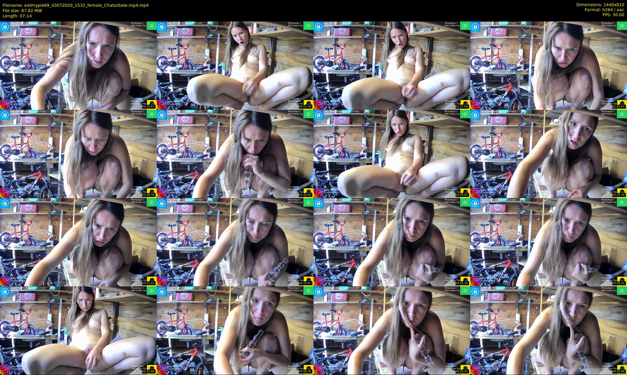 eatmypie69 — 8 minute Chaturbate female cam show recording, 720p, Jul 3, 2020