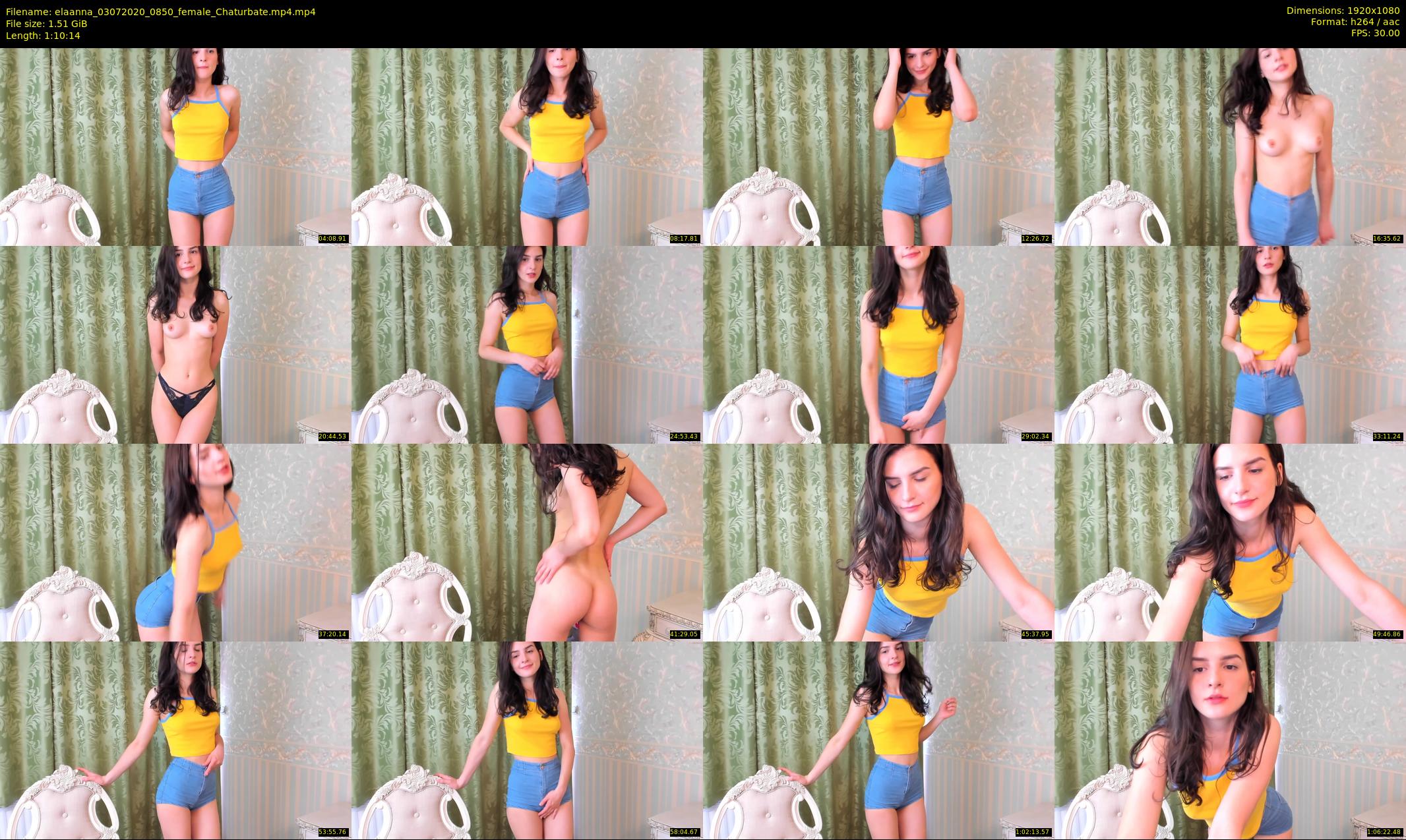 elaanna — 71 minute Chaturbate female cam show recording, 1080p, Jul 3, 2020