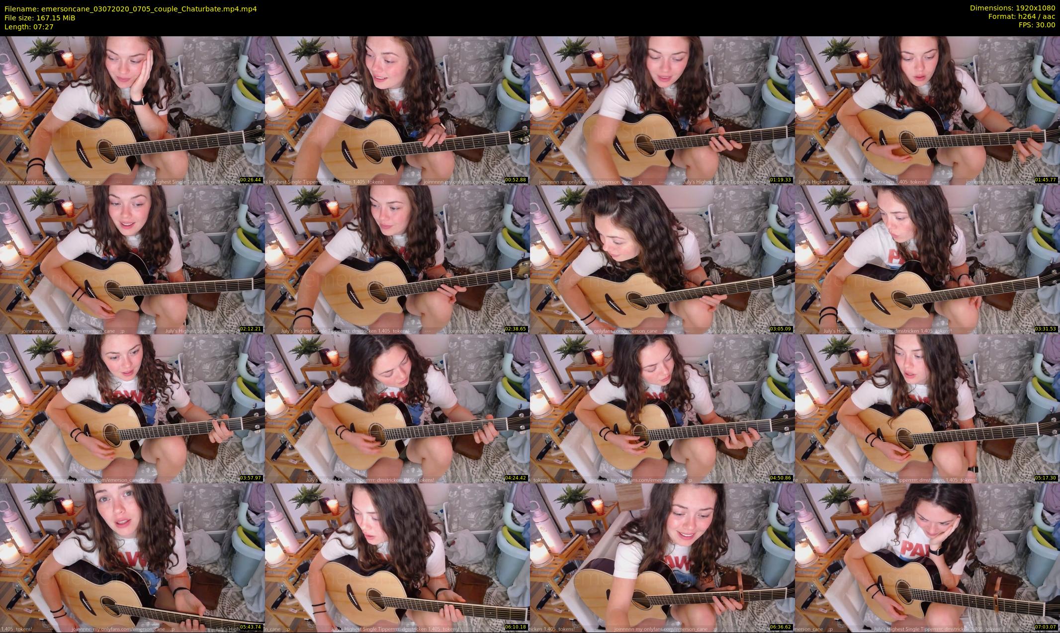 emersoncane — 8 minute Chaturbate female cam show recording, 1080p, Jul 3, 2020