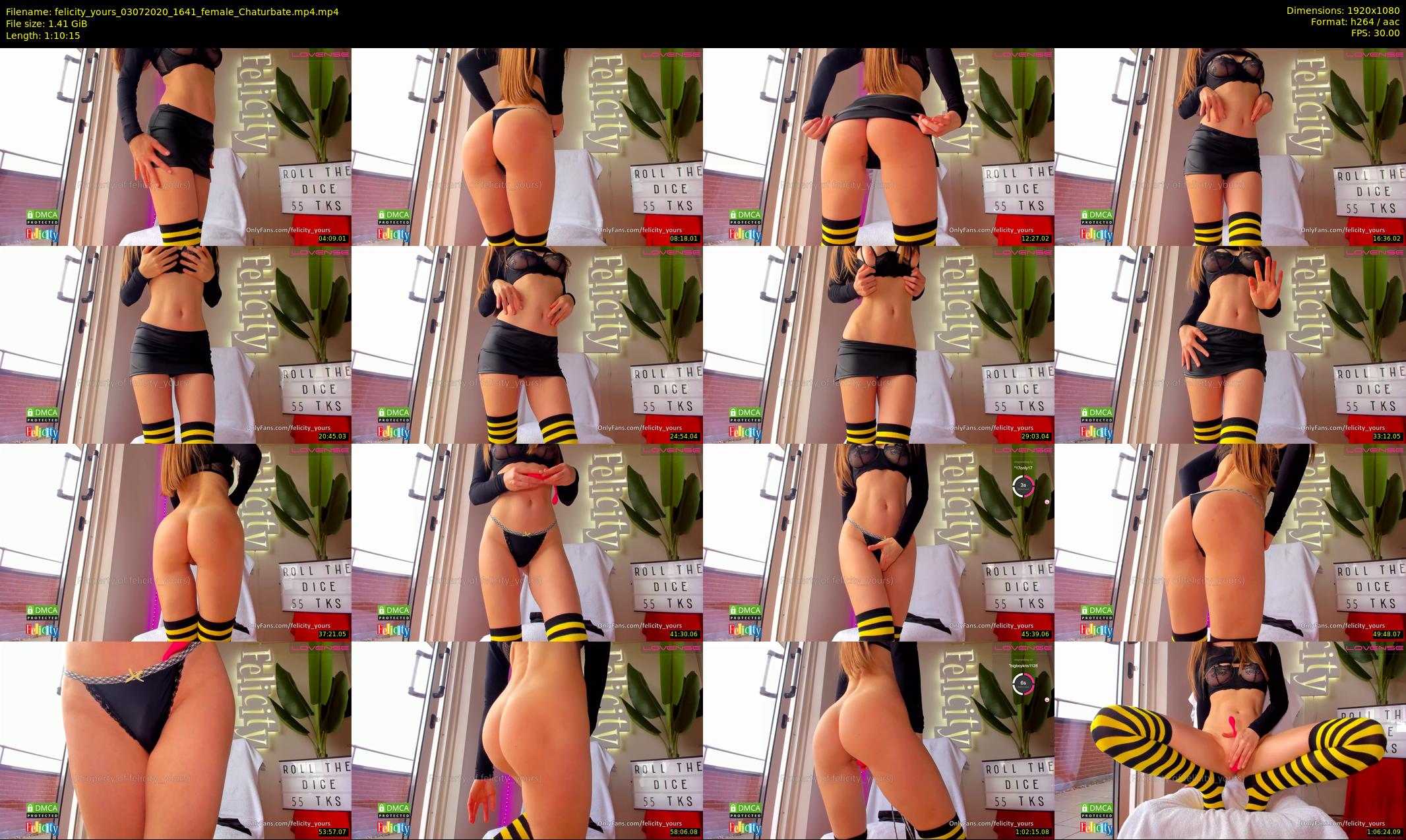 felicity_yours — 71 minute Chaturbate female cam show recording, 1080p, Jul 3, 2020