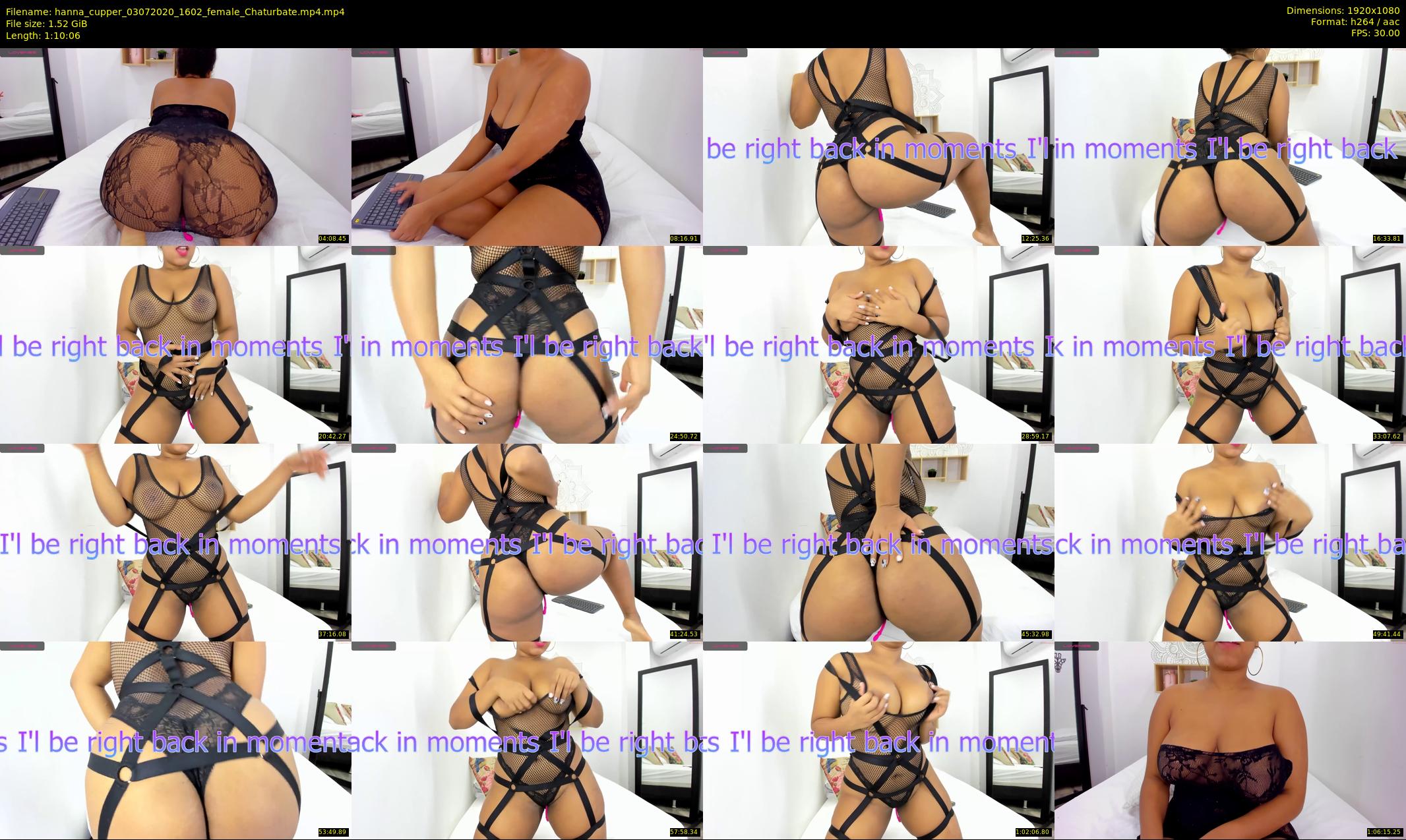 hanna_cupper — 71 minute Chaturbate female cam show recording, 1080p, Jul 3, 2020