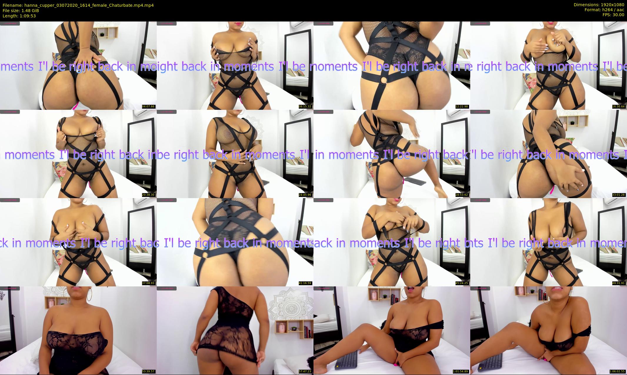 hanna_cupper — 70 minute Chaturbate female cam show recording, 1080p, Jul 3, 2020