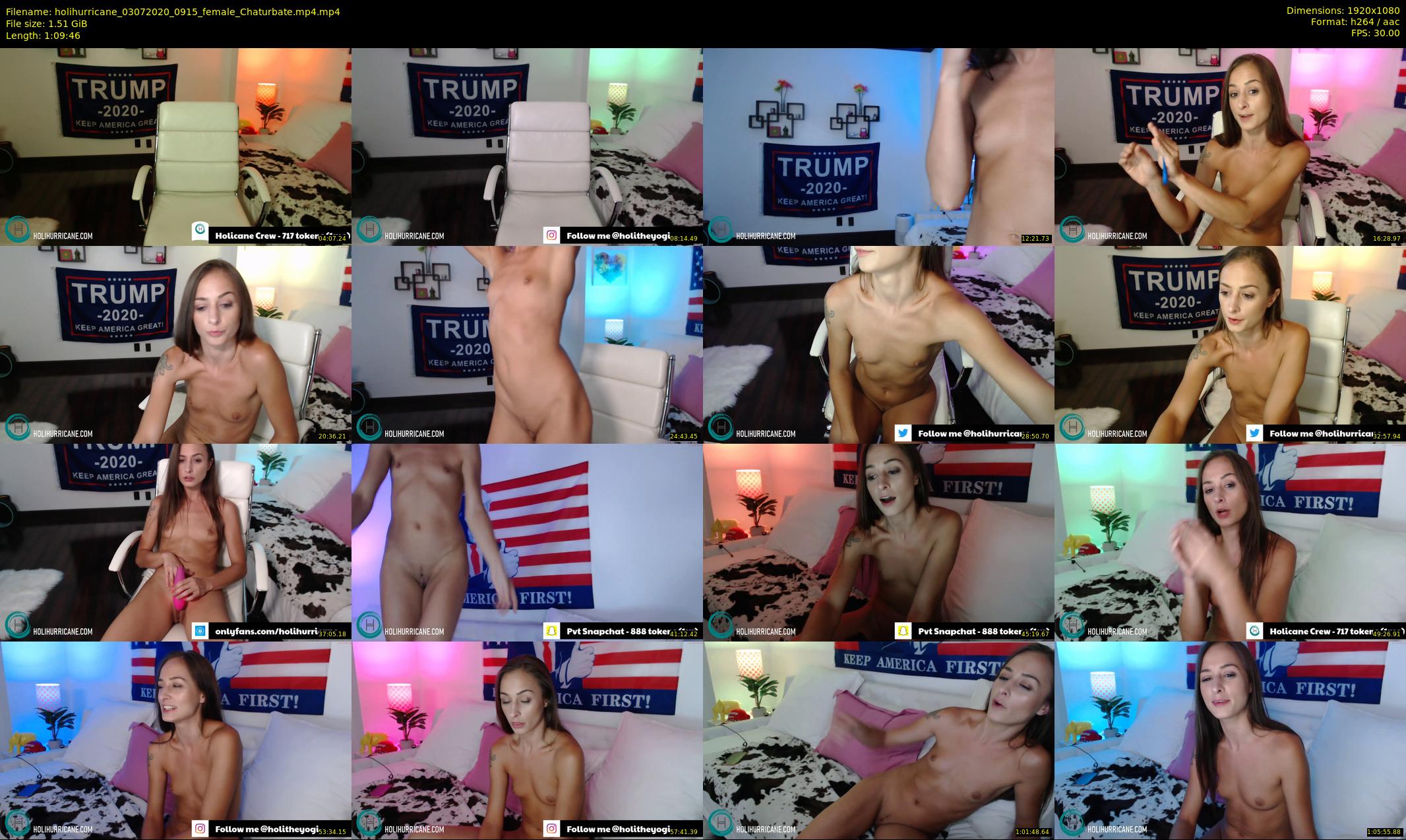 holihurricane — 70 minute Chaturbate female cam show recording, 1080p, Jul 3, 2020