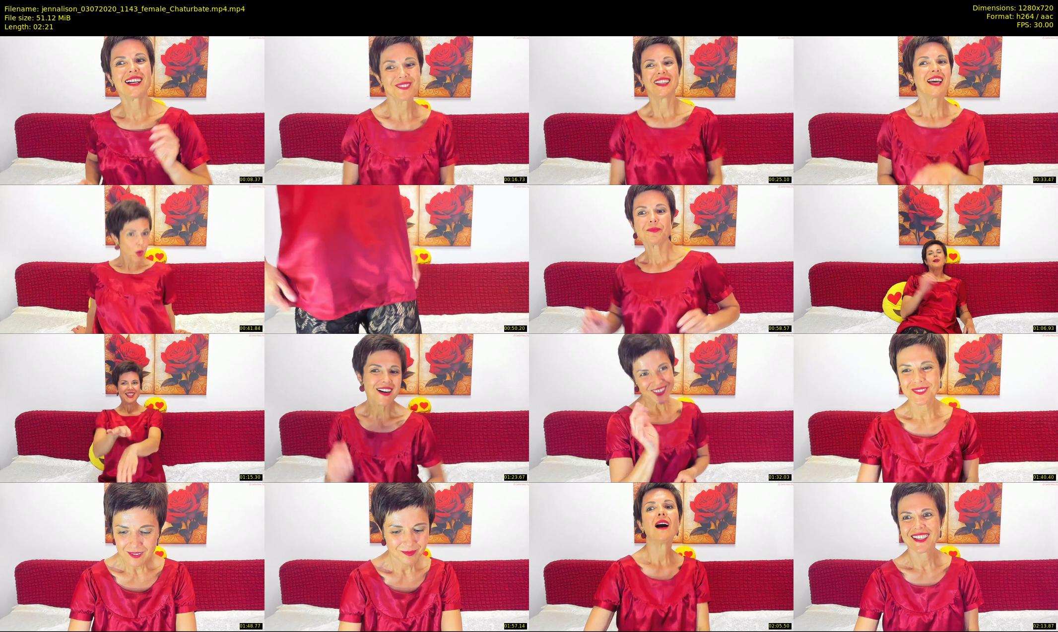 jennalison — 3 minute Chaturbate female cam show recording, 720p, Jul 3, 2020