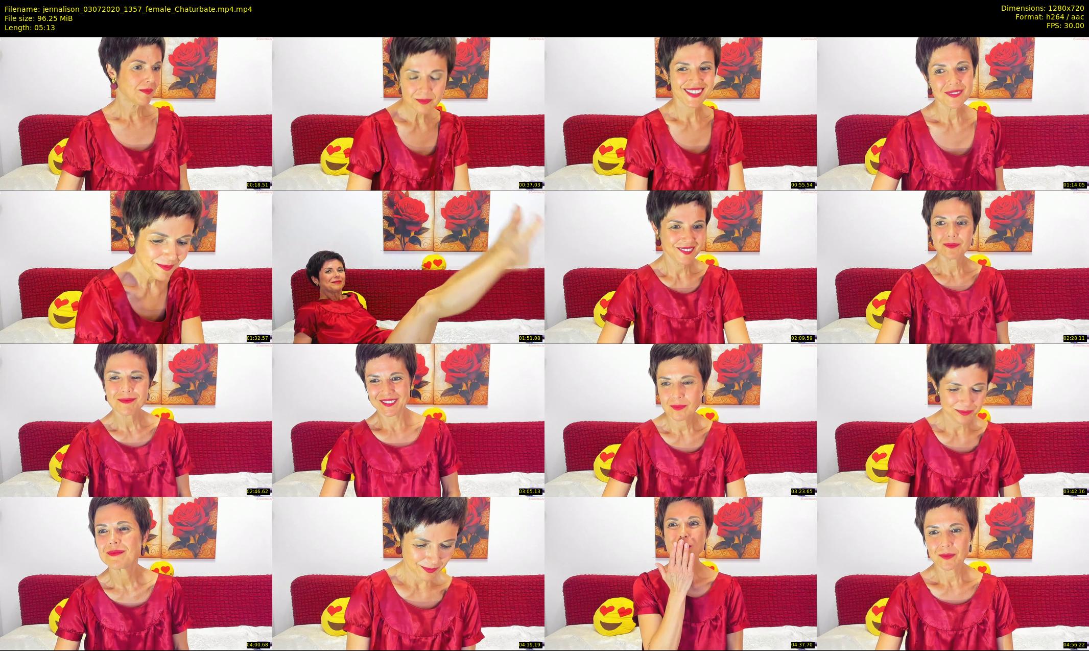 jennalison — 6 minute Chaturbate female cam show recording, 720p, Jul 3, 2020