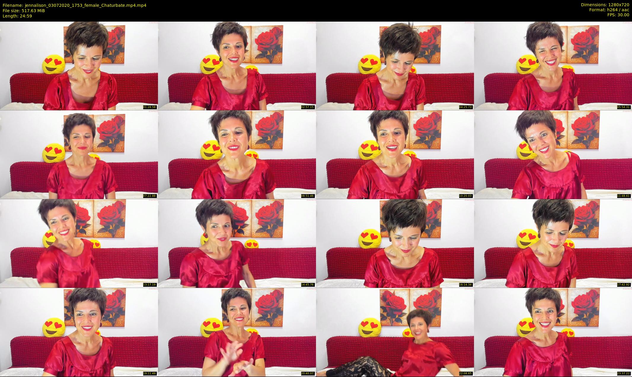 jennalison — 25 minute Chaturbate female cam show recording, 720p, Jul 3, 2020