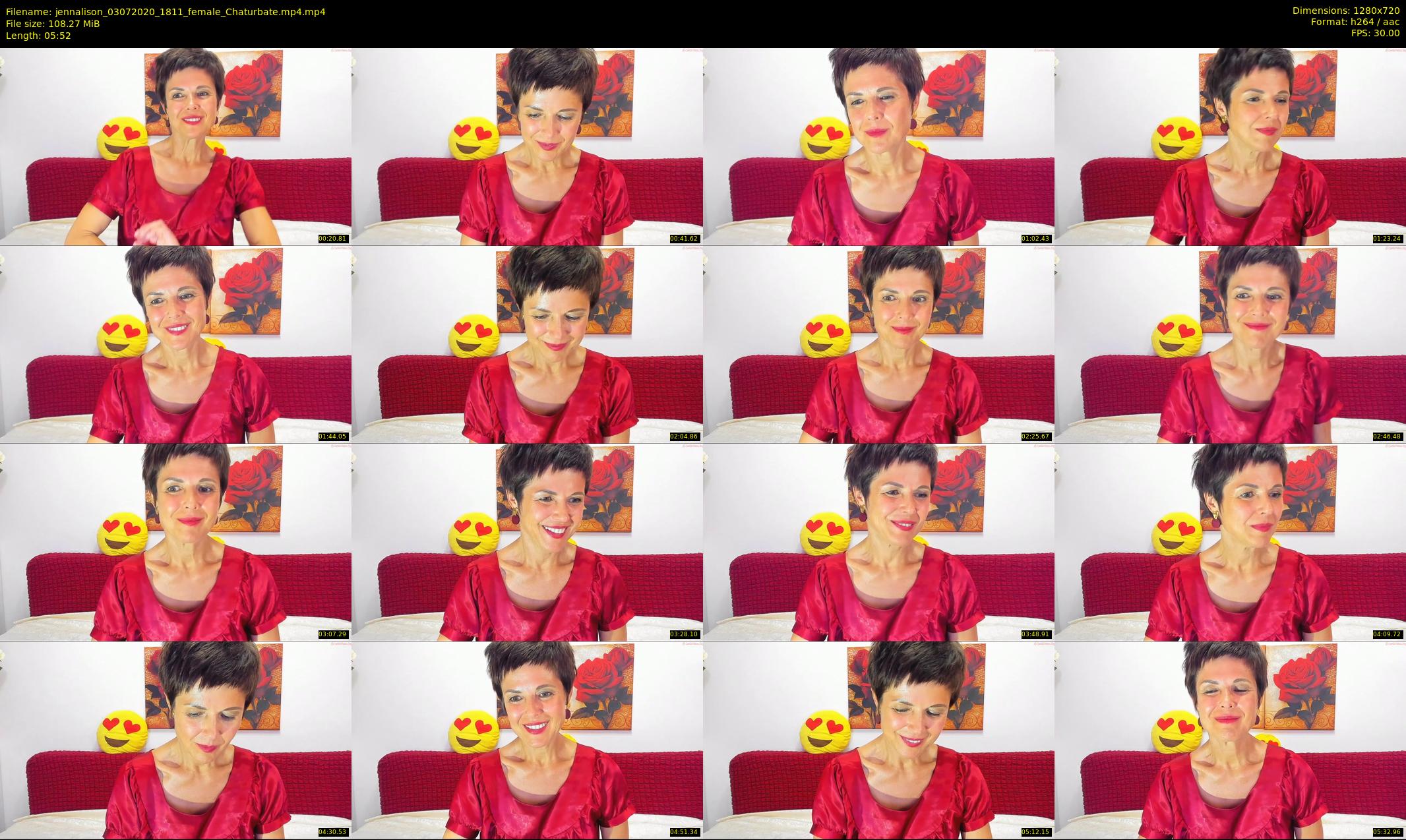 jennalison — 6 minute Chaturbate female cam show recording, 720p, Jul 3, 2020