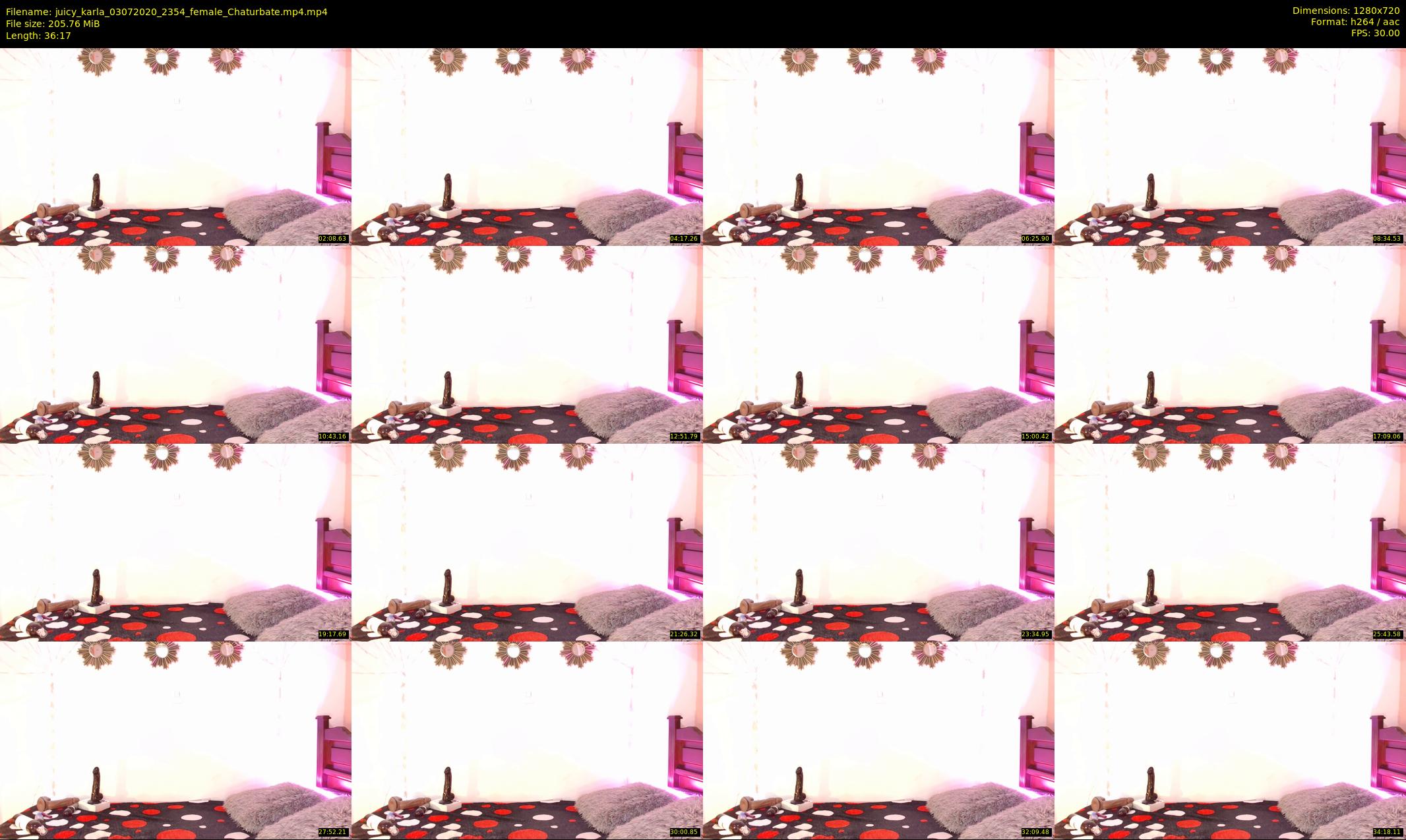 juicy_karla — 37 minute Chaturbate female cam show recording, 720p, Jul 3, 2020