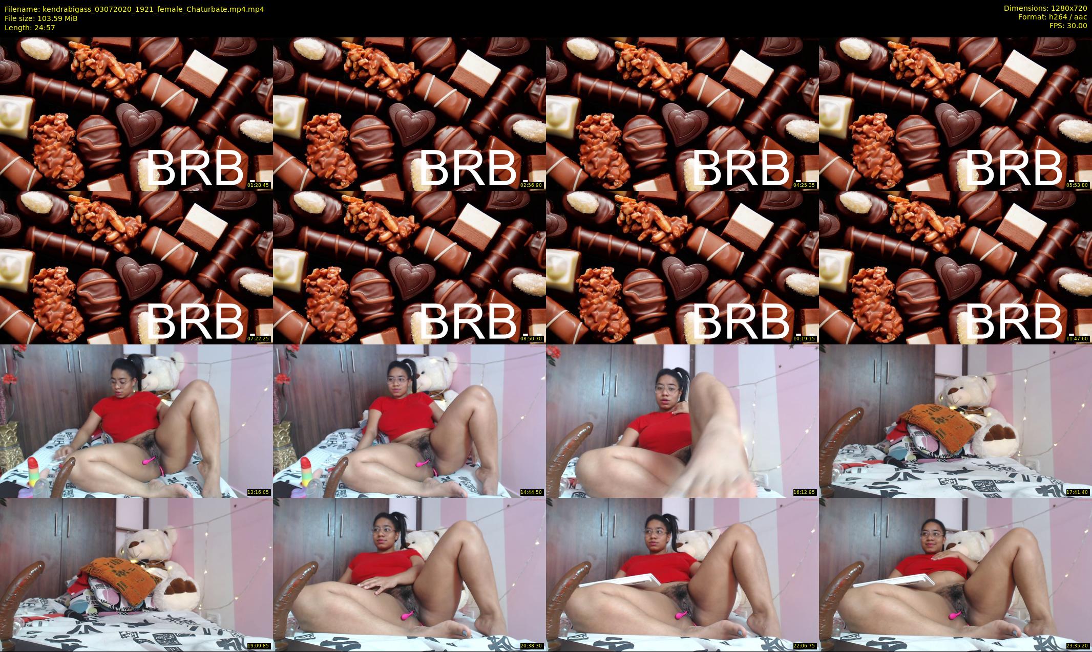 kendrabigass — 25 minute Chaturbate female cam show recording, 720p, Jul 3, 2020