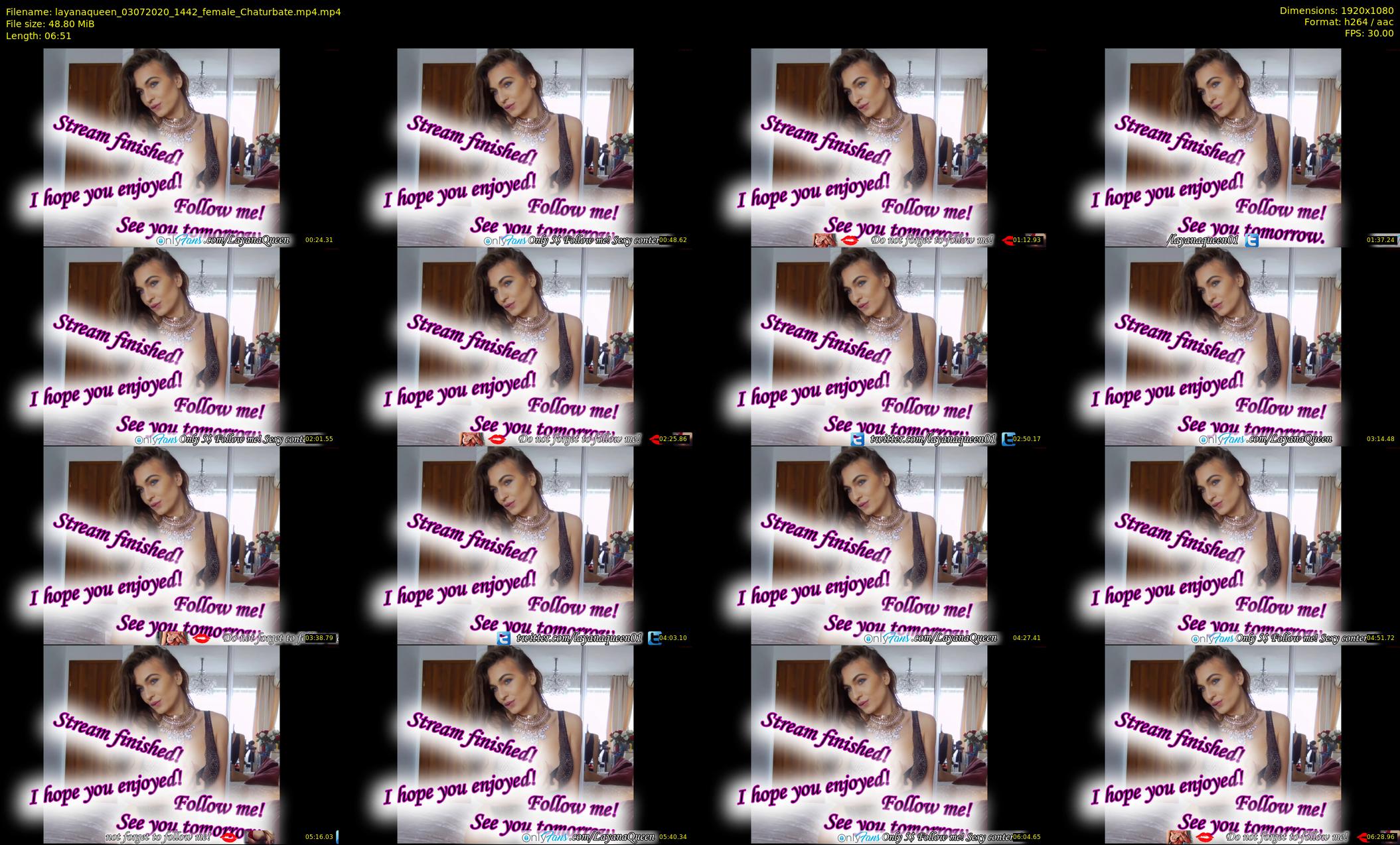 layanaqueen — 7 minute Chaturbate female cam show recording, 1080p, Jul 3, 2020