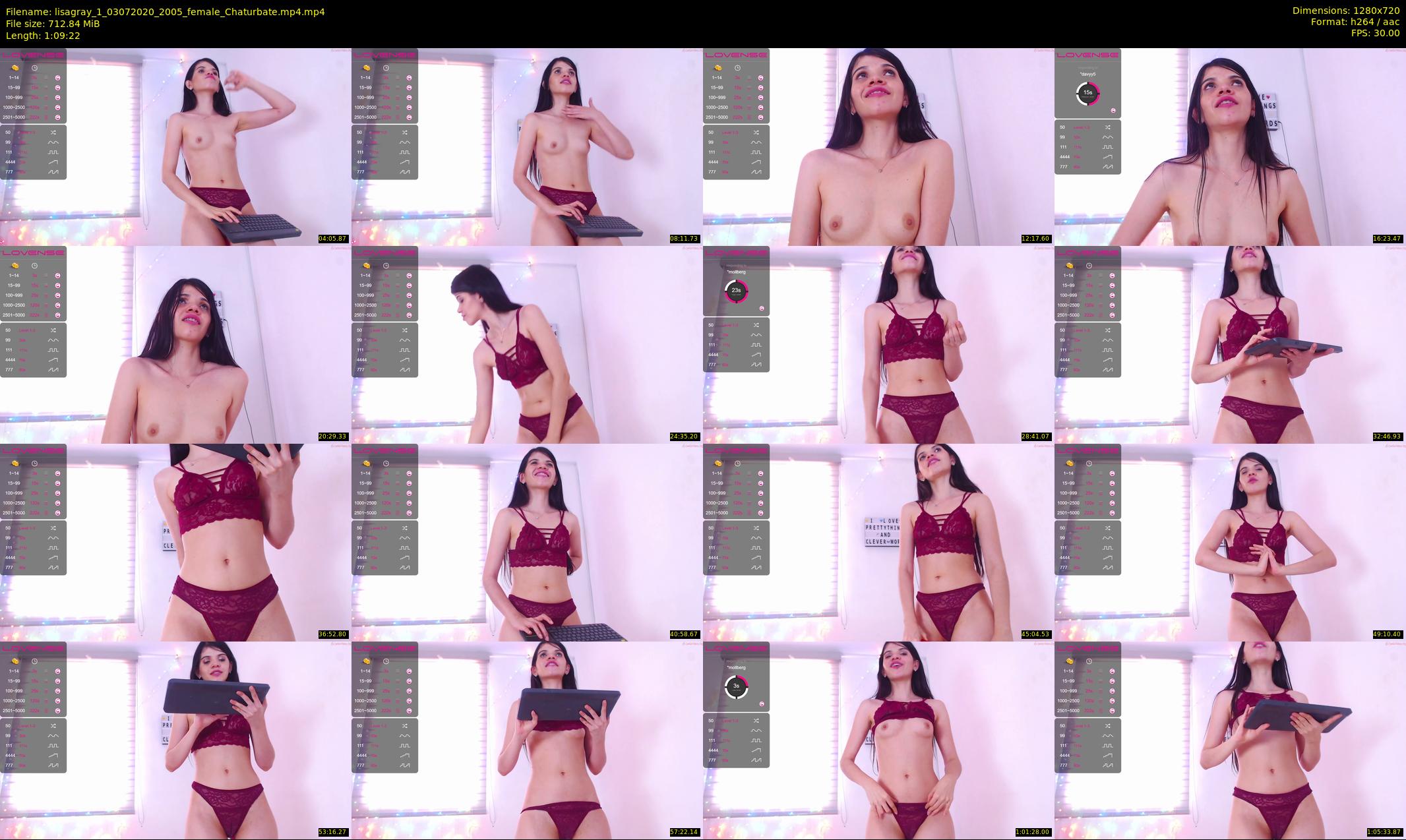 lisagray_1 — 70 minute Chaturbate female cam show recording, 720p, Jul 3, 2020