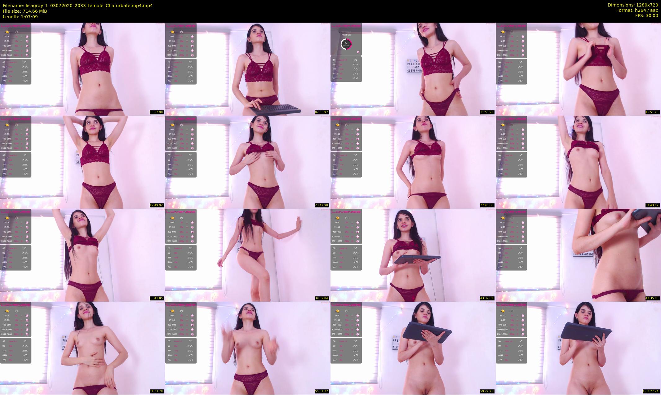 lisagray_1 — 68 minute Chaturbate female cam show recording, 720p, Jul 3, 2020