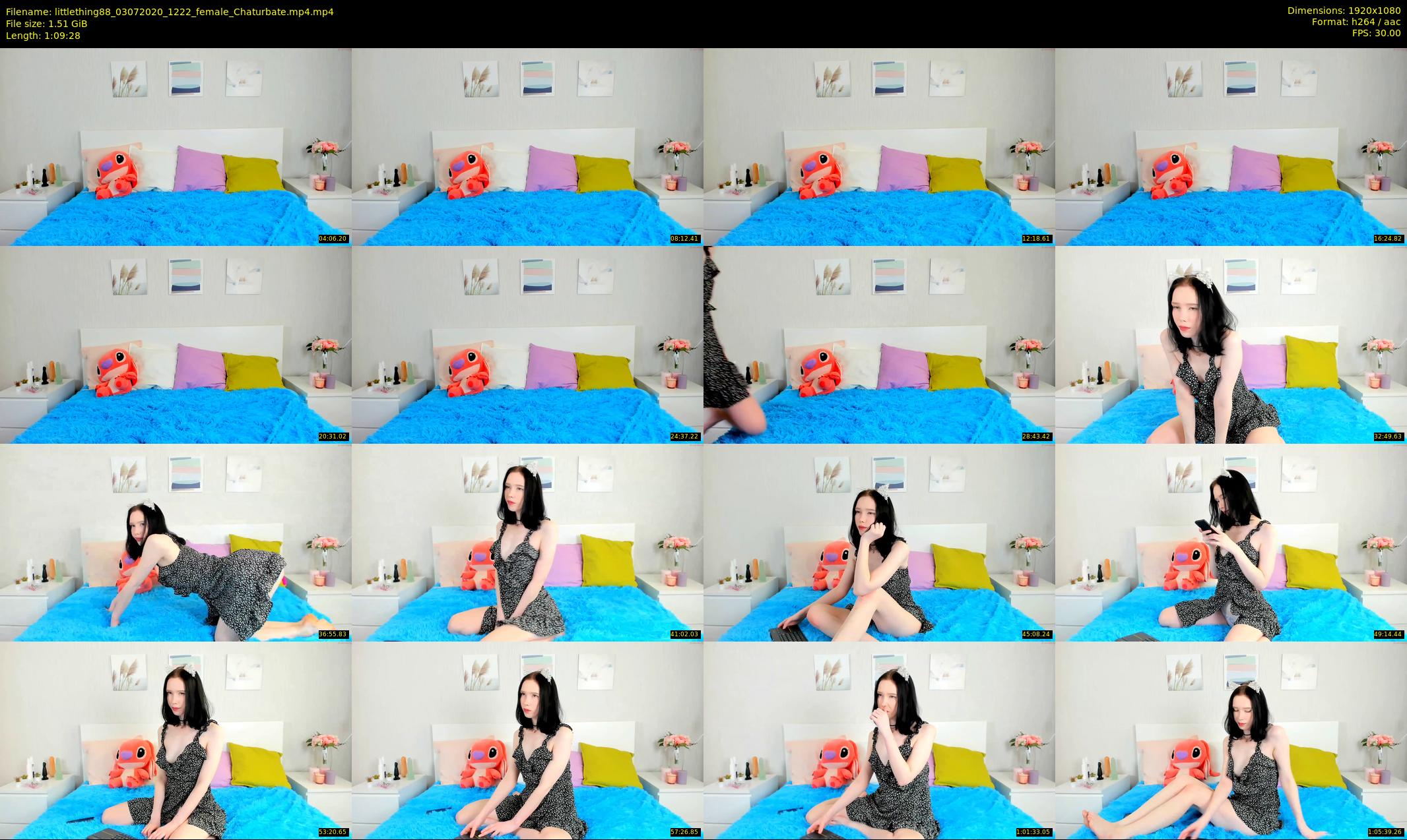 littlething88 — 70 minute Chaturbate female cam show recording, 1080p, Jul 3, 2020