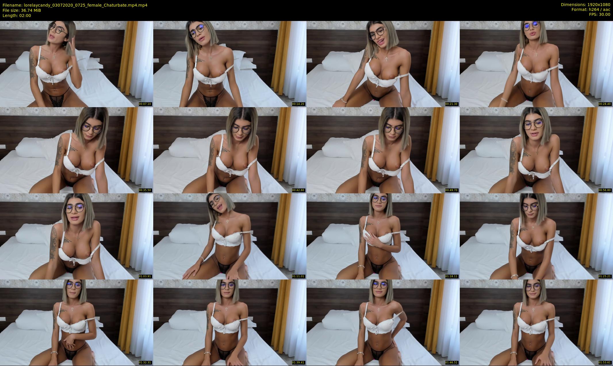 lorelaycandy — 2 minute Chaturbate female cam show recording, 1080p, Jul 3, 2020