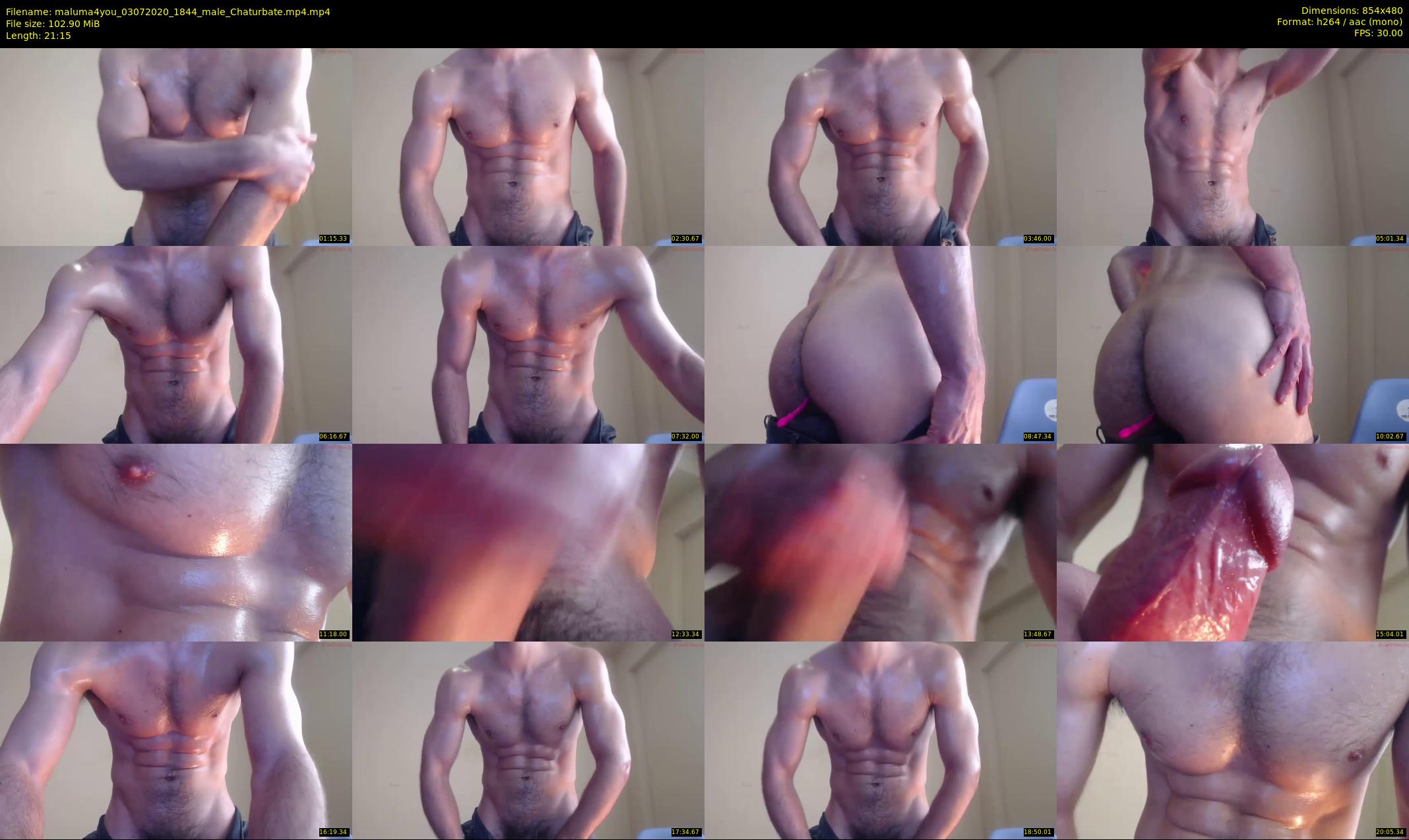 maluma4you — 22 minute Chaturbate male cam show recording, 480p, Jul 3, 2020