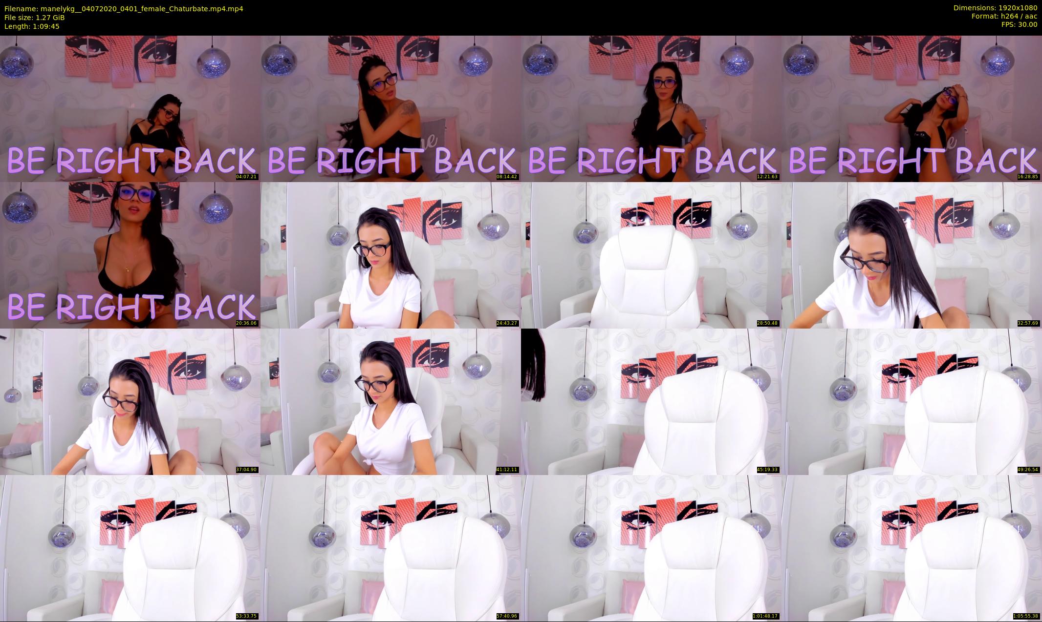 manelykg_ — 70 minute Chaturbate female cam show recording, 1080p, Jul 4, 2020