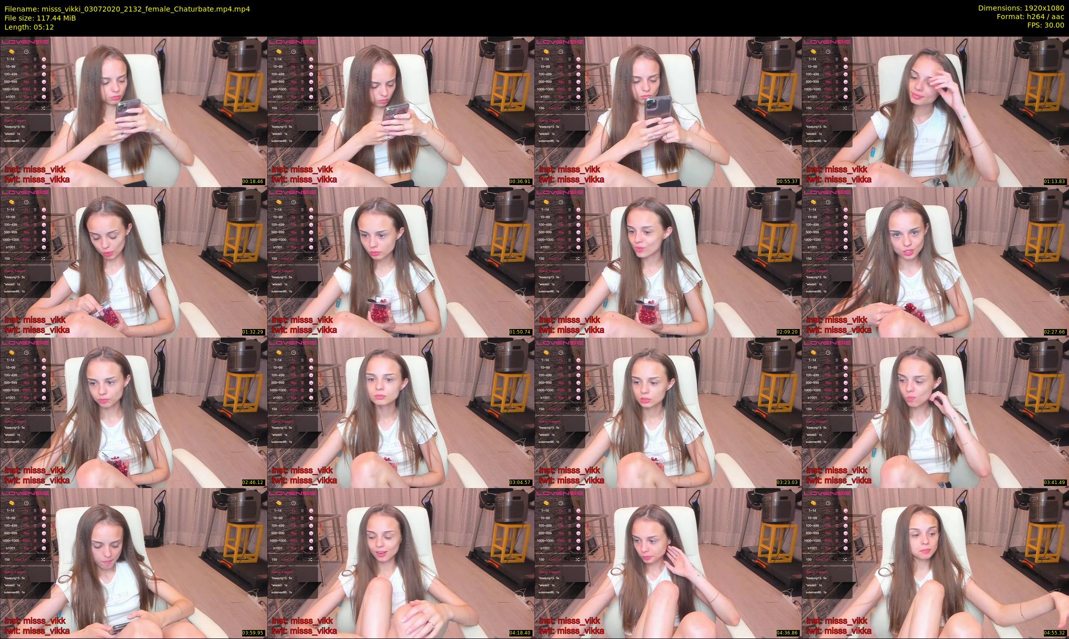 misss_vikki — 6 minute Chaturbate female cam show recording, 1080p, Jul 3, 2020