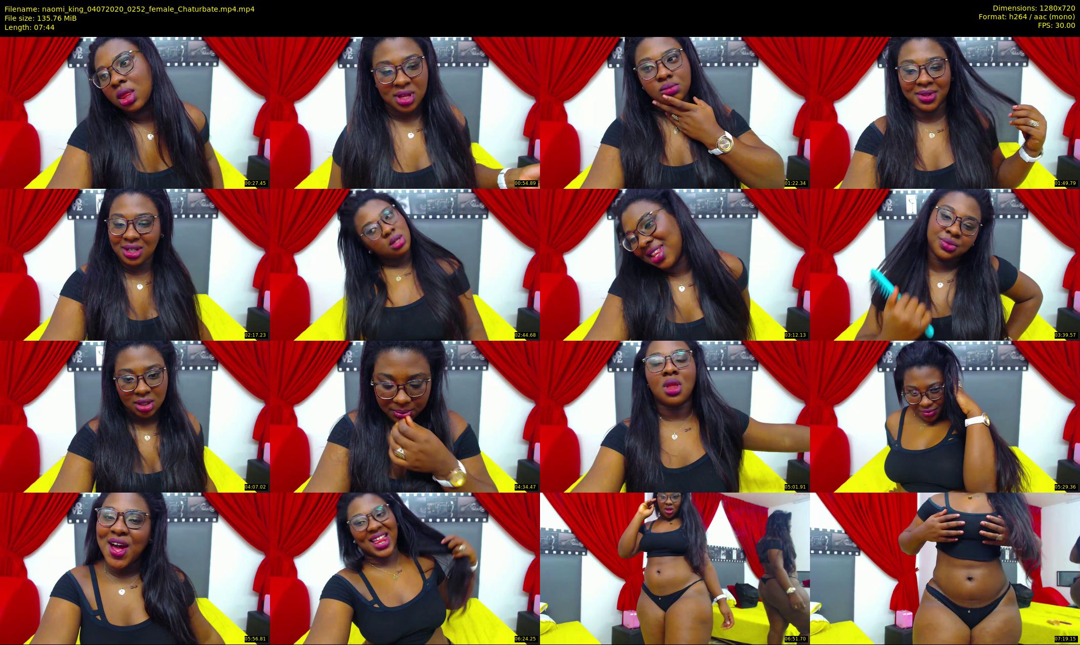 naomi_king — 8 minute Chaturbate female cam show recording, 720p, Jul 4, 2020