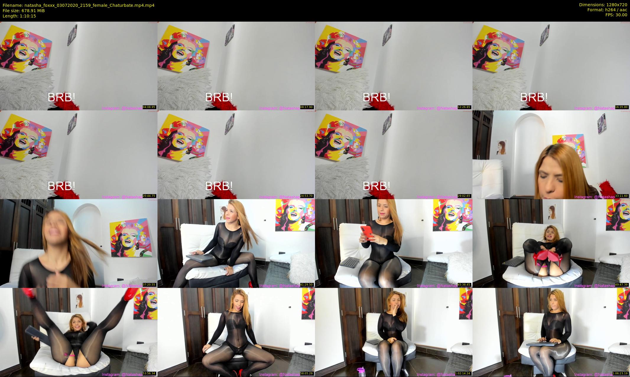 natasha_foxxx — 71 minute Chaturbate female cam show recording, 720p, Jul 3, 2020
