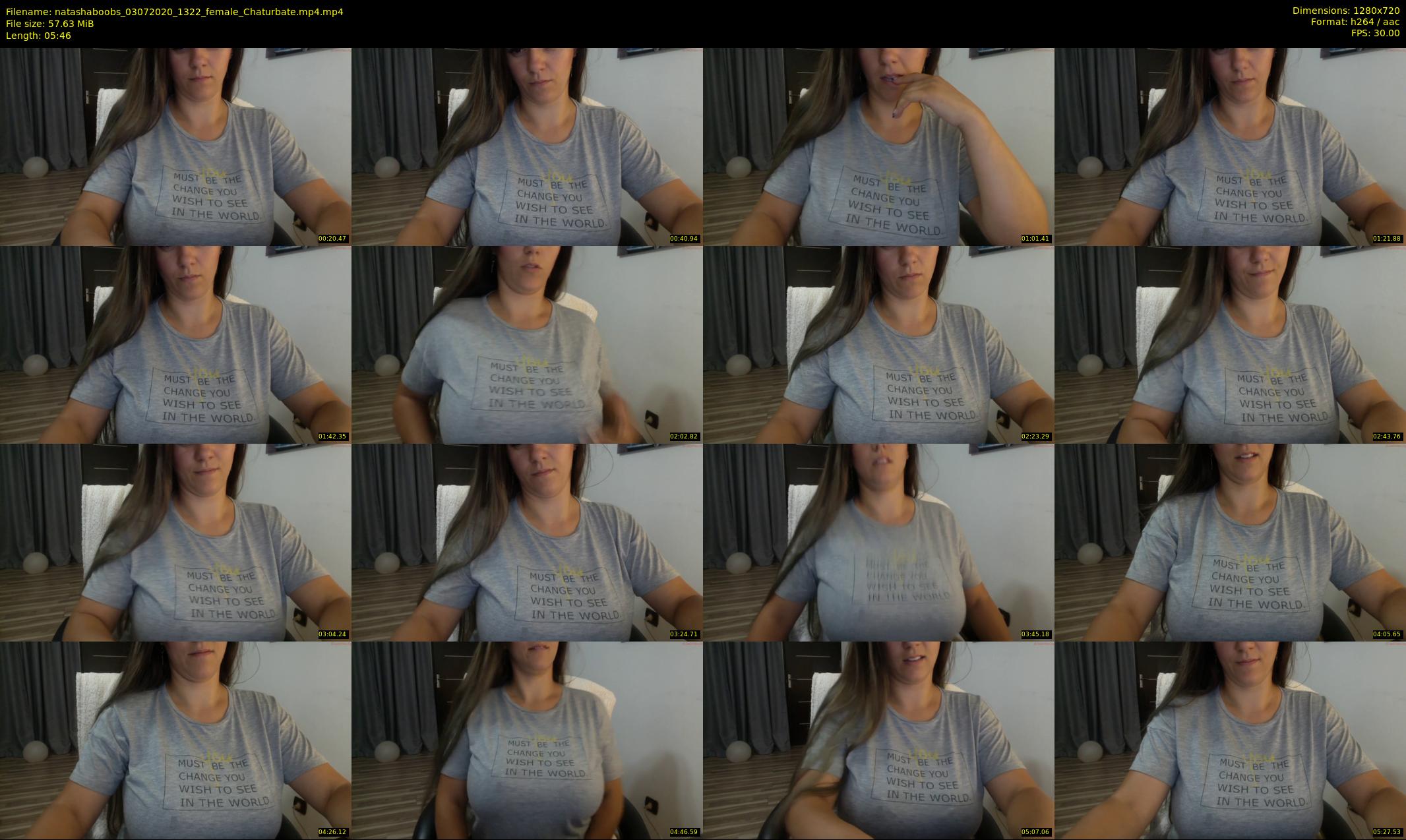 natashaboobs — 6 minute Chaturbate female cam show recording, 720p, Jul 3, 2020