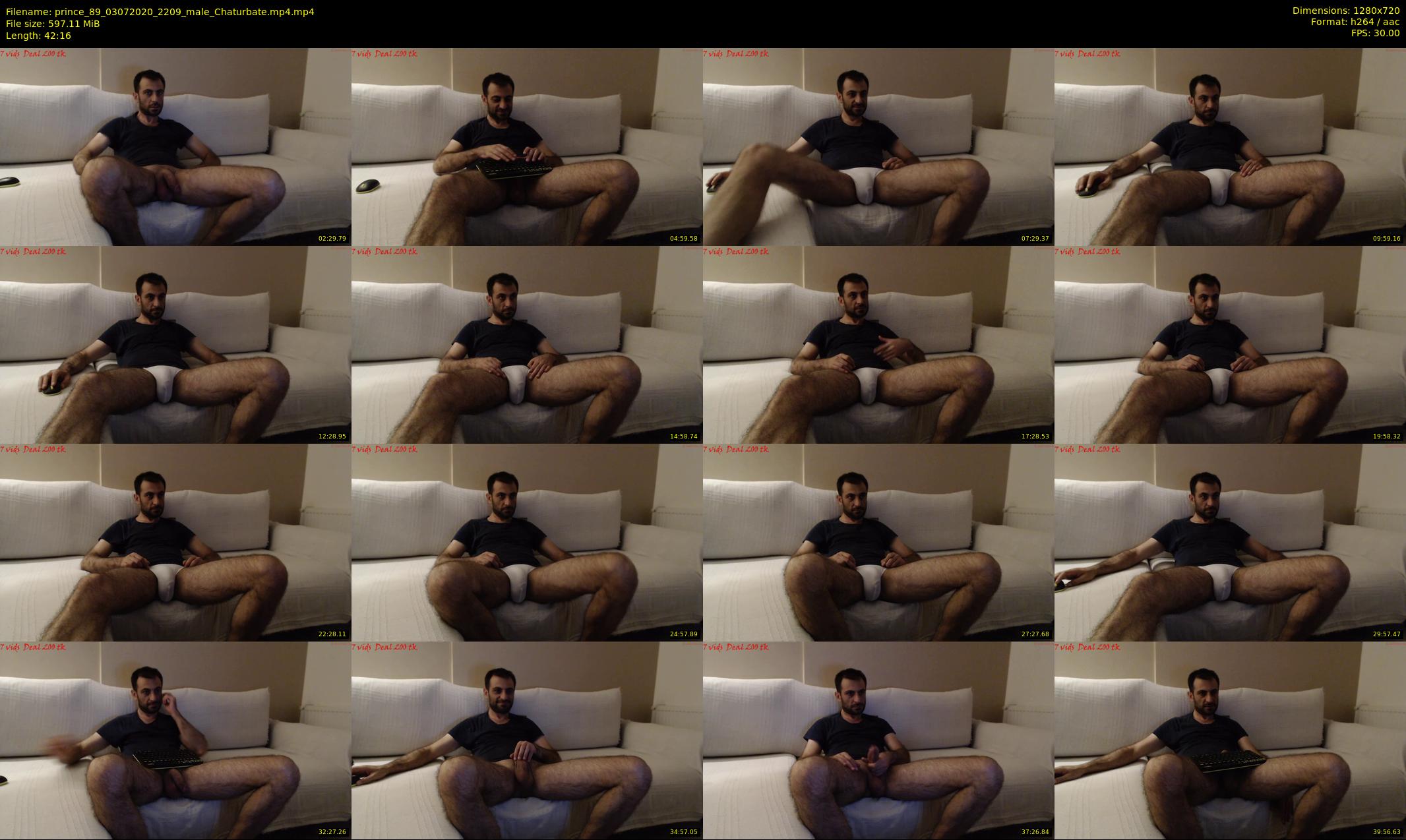 prince_89 — 43 minute Chaturbate male cam show recording, 720p, Jul 3, 2020