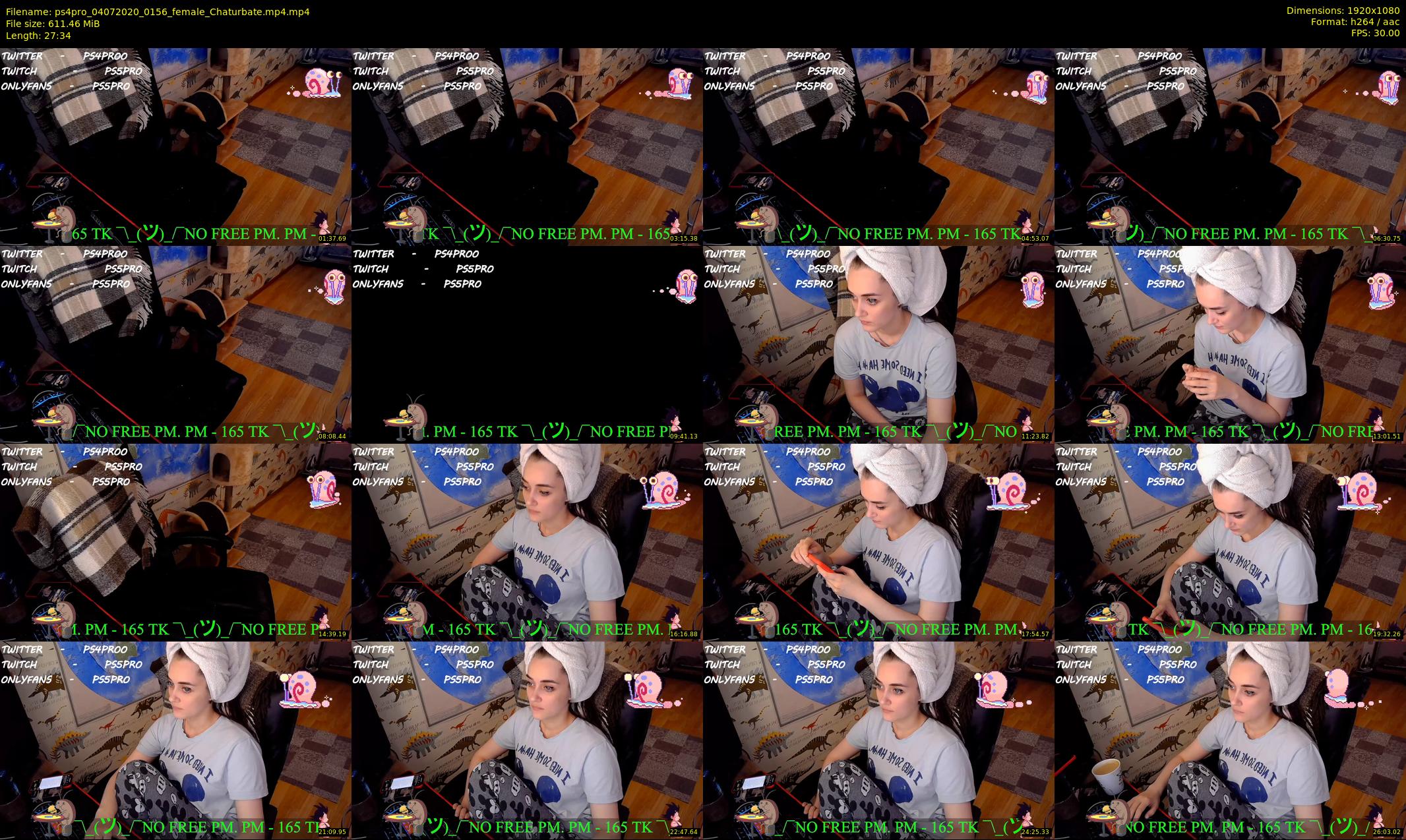 ps4pro — 28 minute Chaturbate female cam show recording, 1080p, Jul 4, 2020