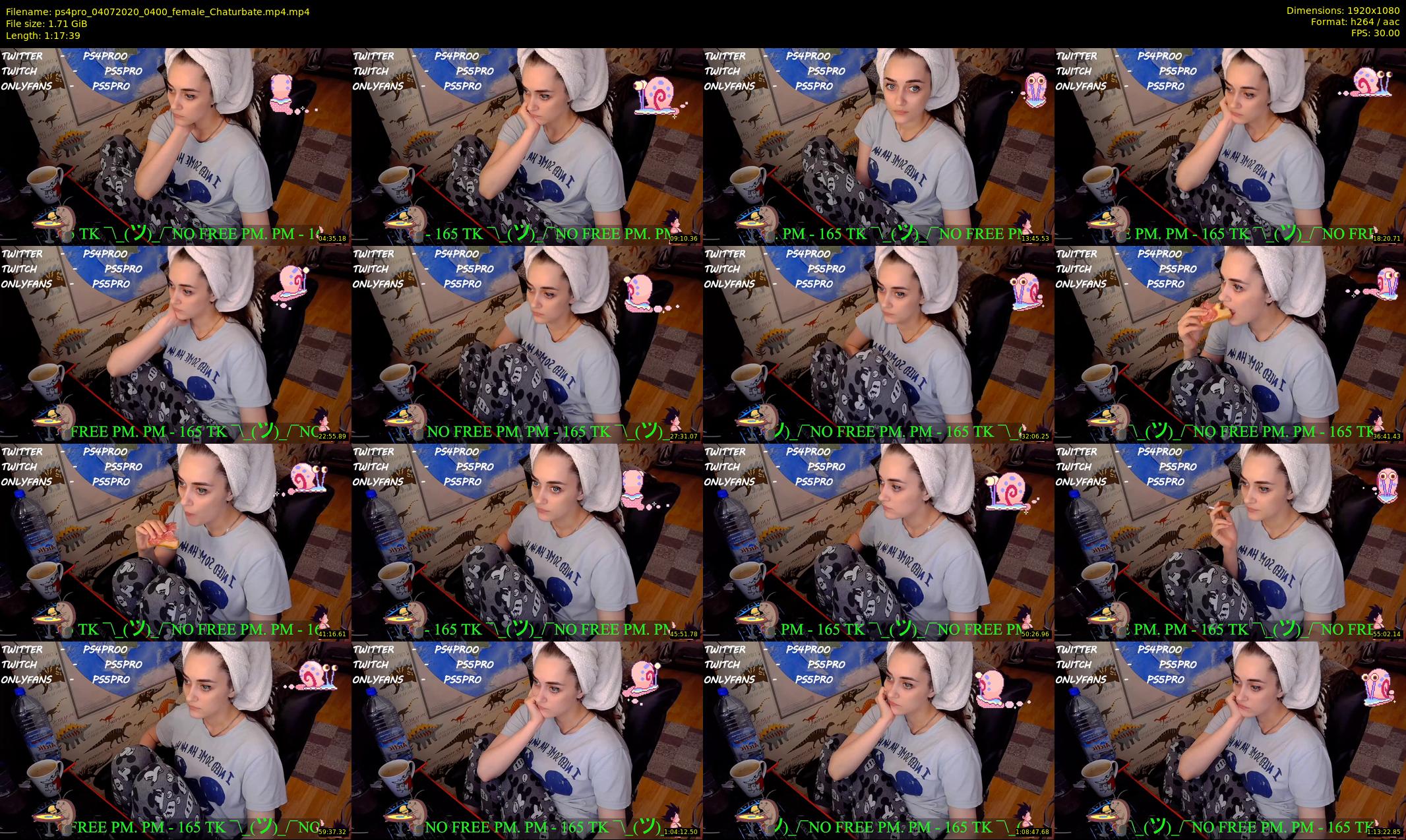 ps4pro — 78 minute Chaturbate female cam show recording, 1080p, Jul 4, 2020