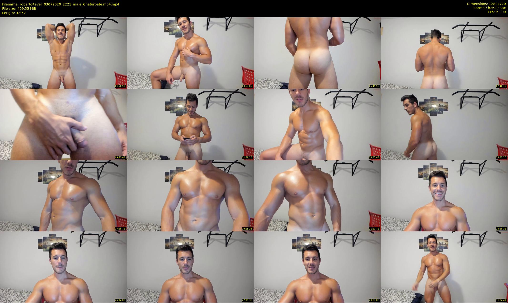 roberto4ever — 33 minute Chaturbate male cam show recording, 720p, Jul 3, 2020