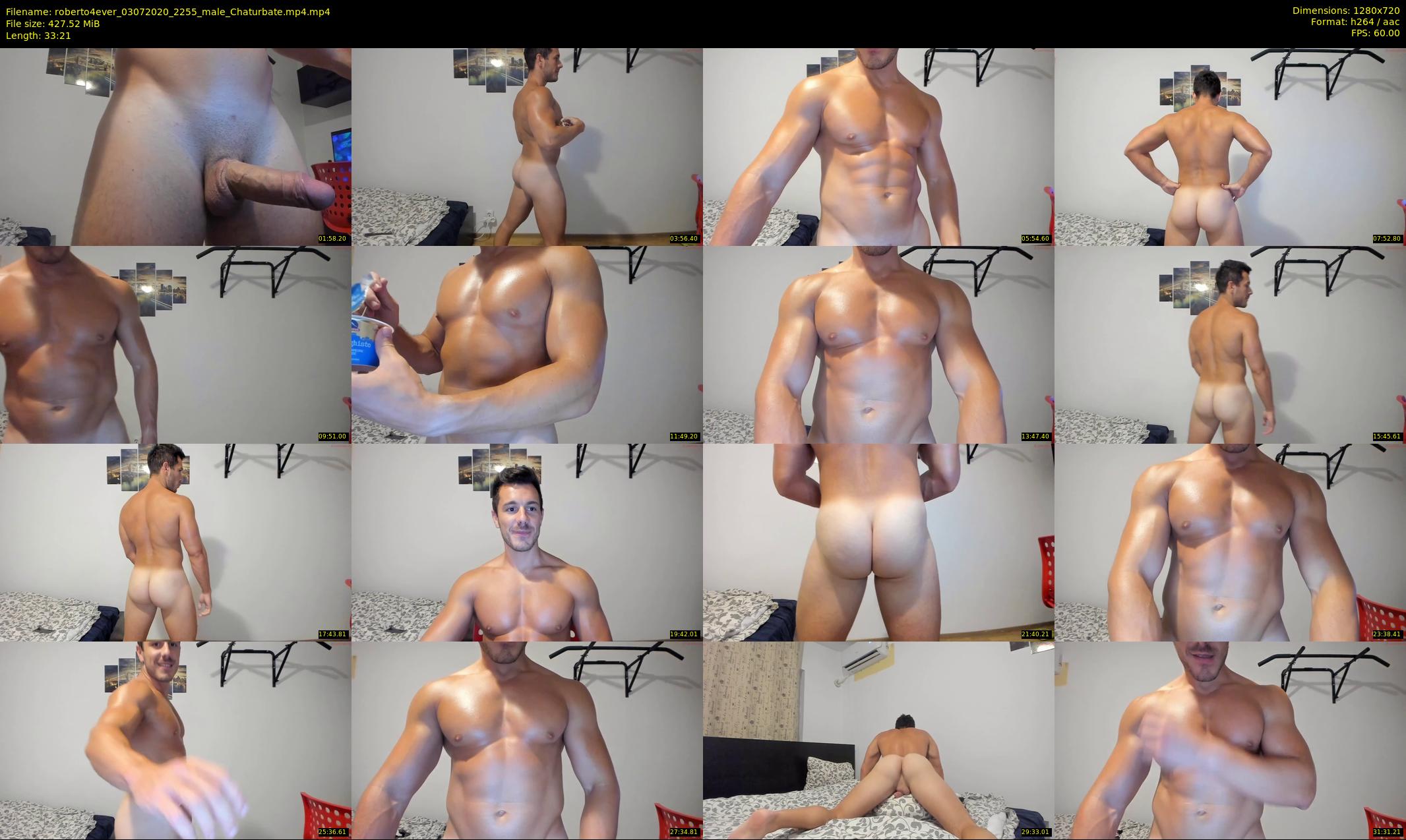 roberto4ever — 34 minute Chaturbate male cam show recording, 720p, Jul 3, 2020