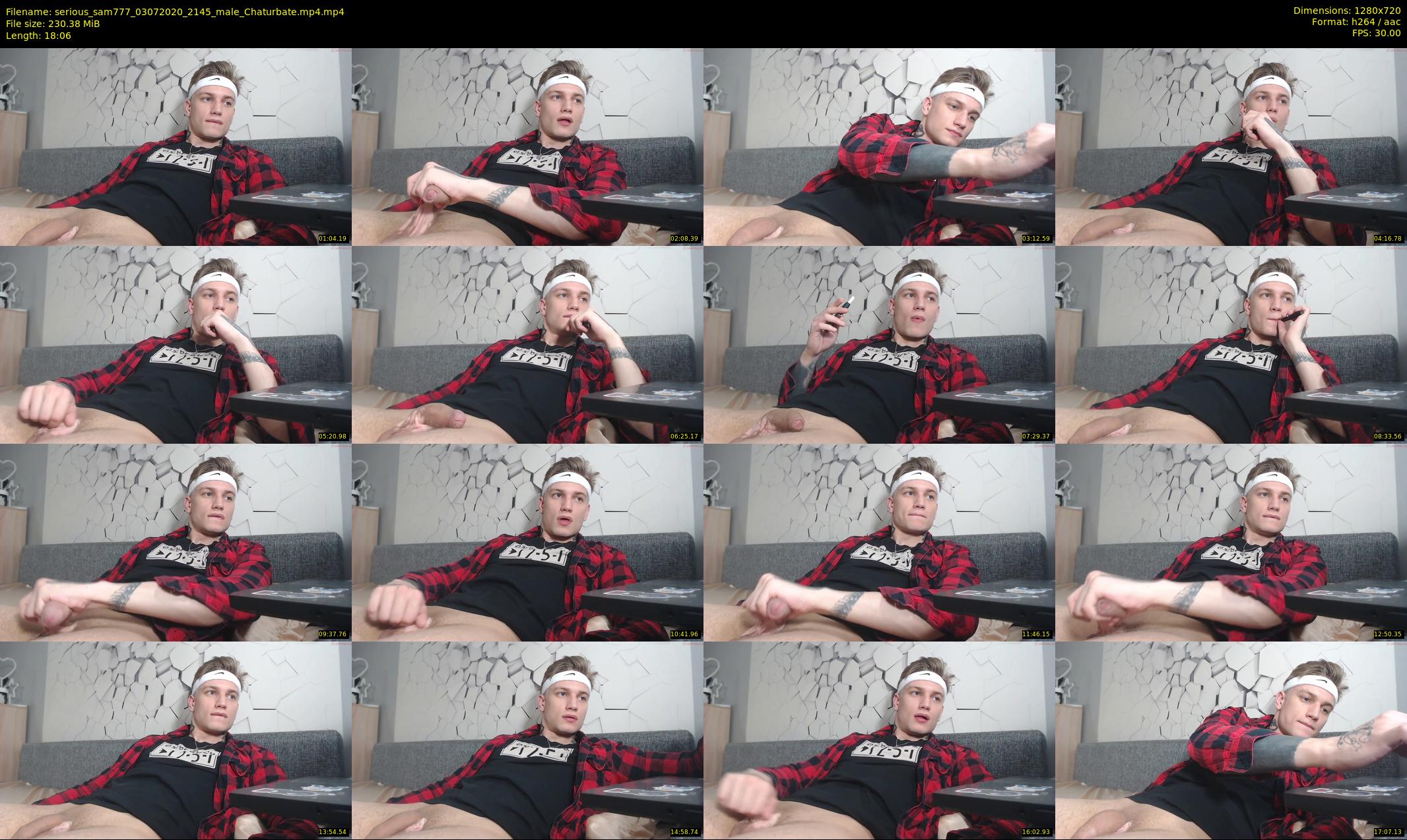 serious_sam777 — 19 minute Chaturbate male cam show recording, 720p, Jul 3, 2020