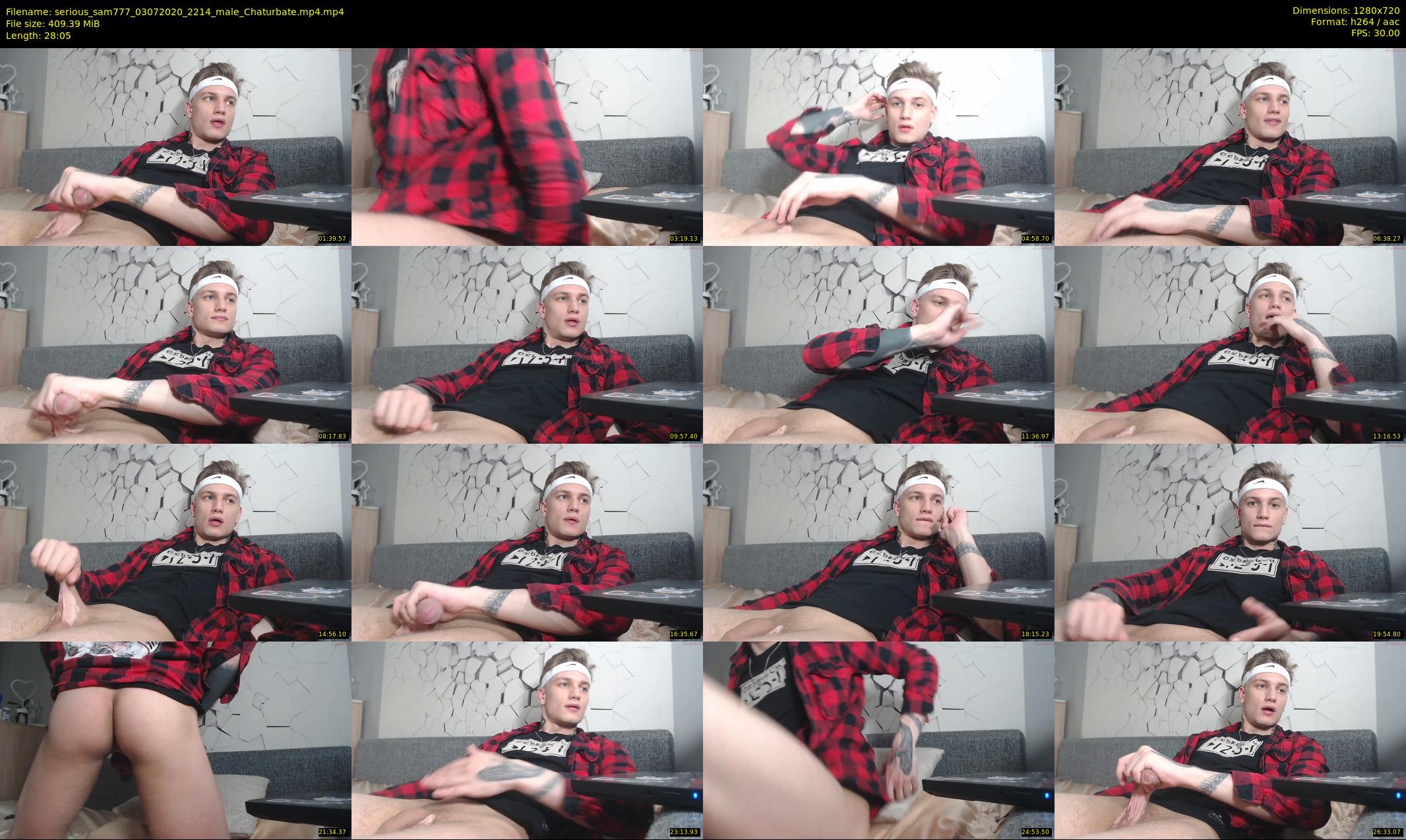 serious_sam777 — 29 minute Chaturbate male cam show recording, 720p, Jul 3, 2020