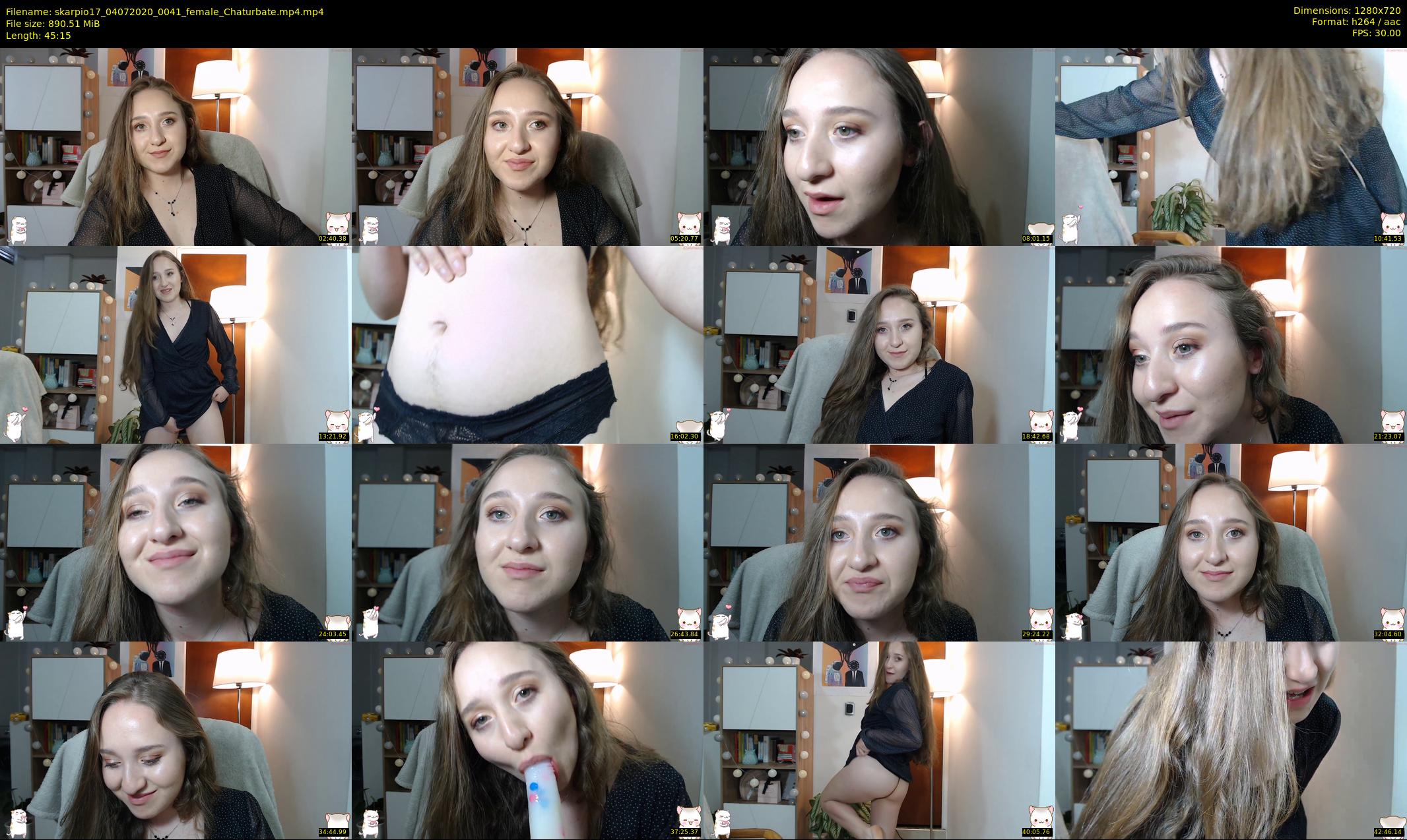 skarpio17 — 46 minute Chaturbate female cam show recording, 720p, Jul 4, 2020