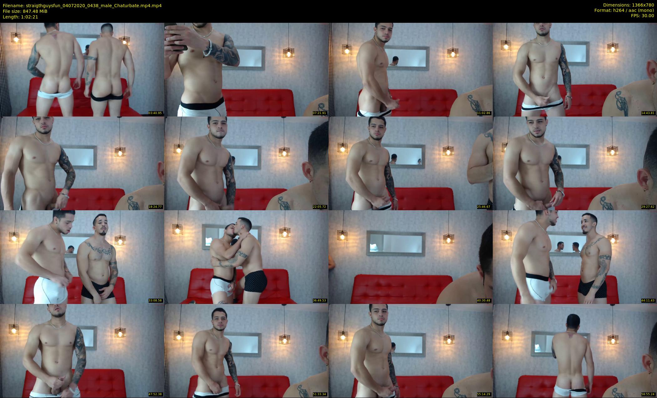 straigthguysfun — 63 minute Chaturbate male cam show recording, 720p, Jul 4, 2020