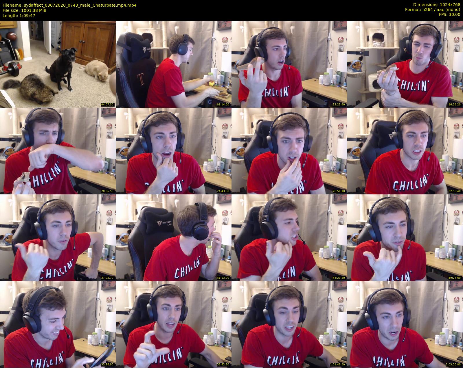 sydaffect — 70 minute Chaturbate male cam show recording, 720p, Jul 3, 2020