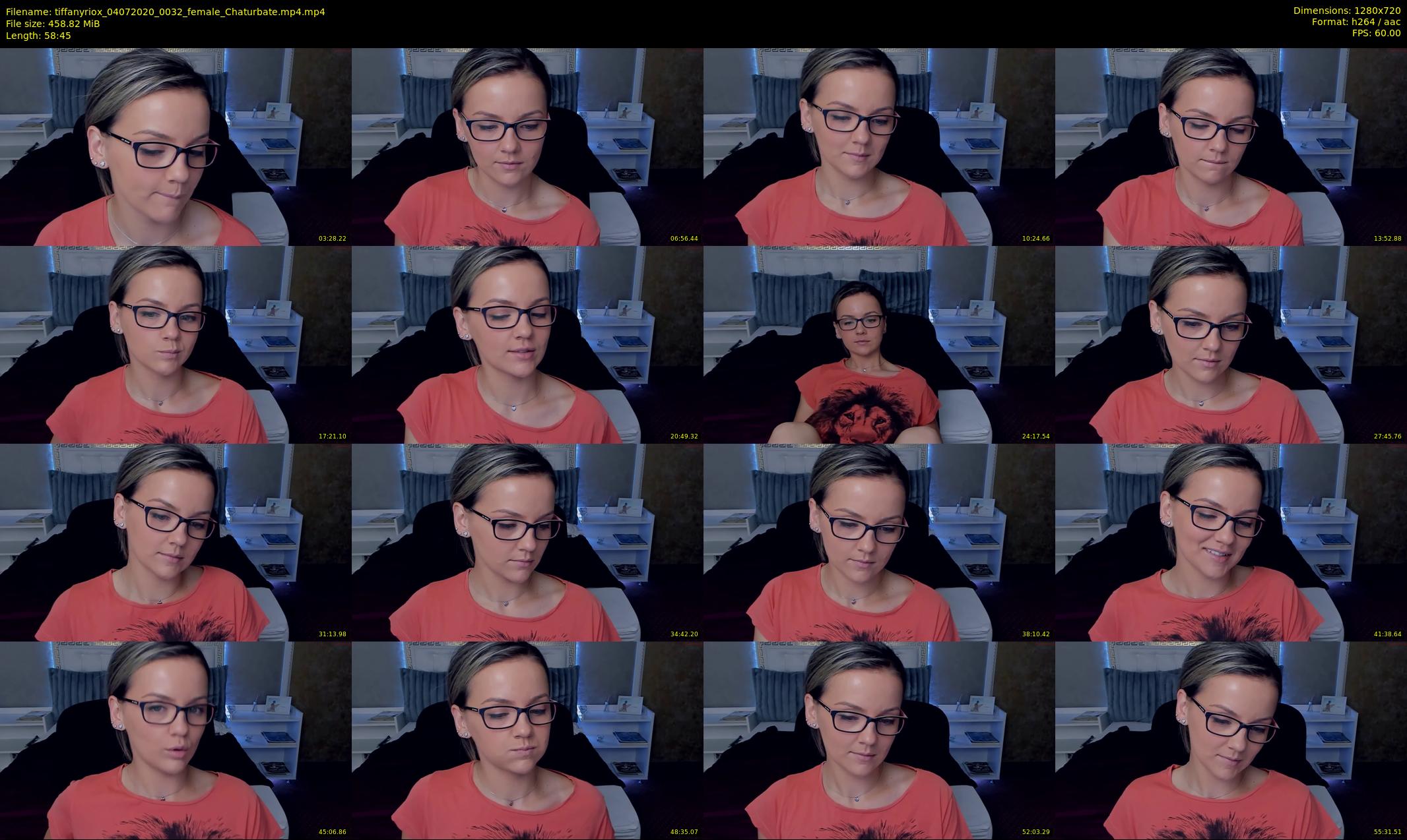 tiffanyriox — 59 minute Chaturbate female cam show recording, 720p, Jul 4, 2020