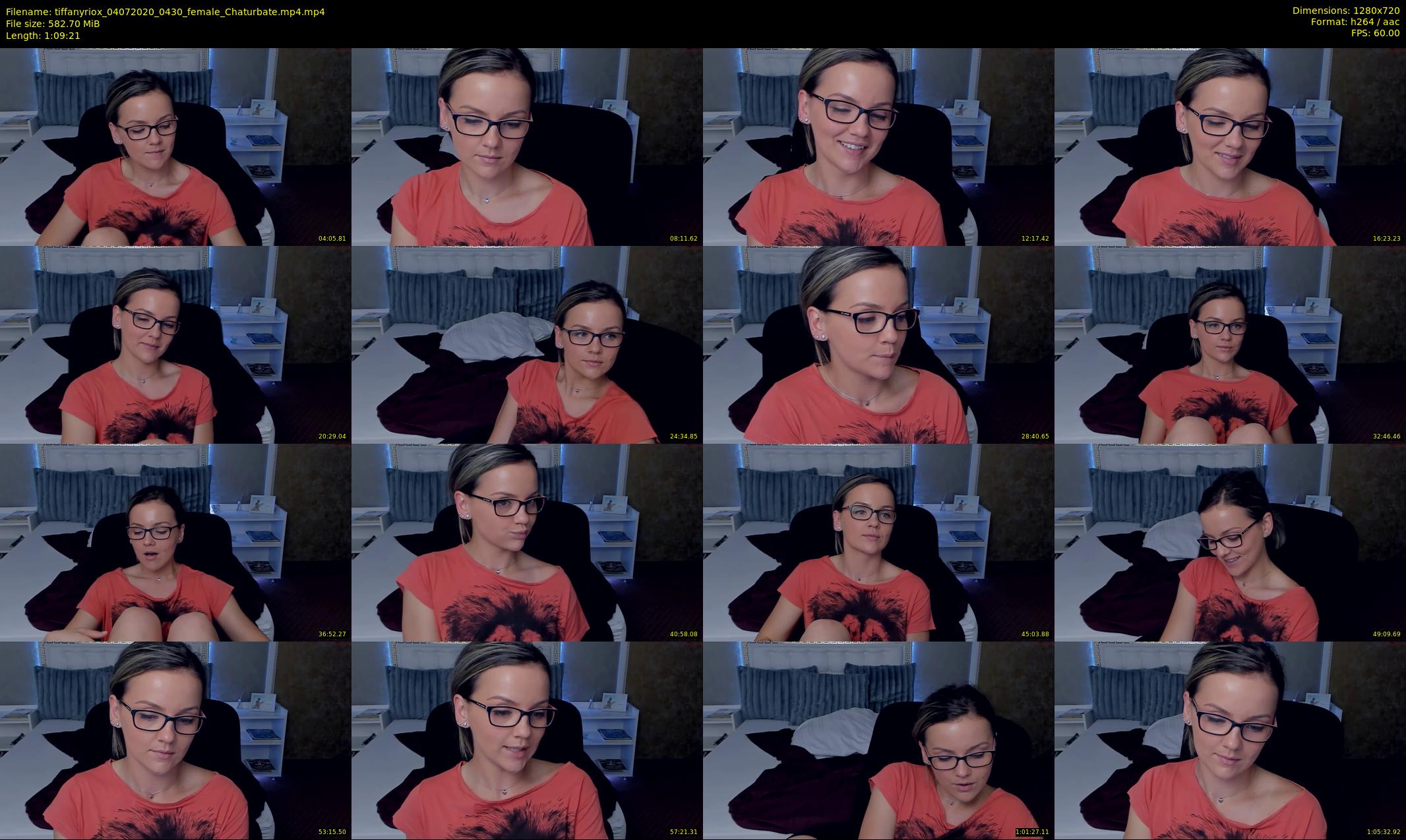 tiffanyriox — 70 minute Chaturbate female cam show recording, 720p, Jul 4, 2020