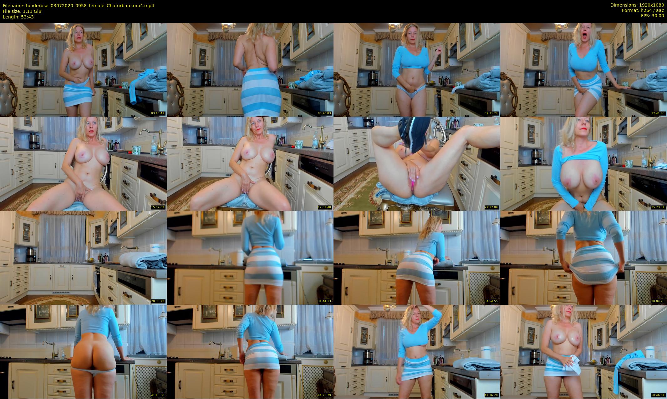 tunderose — 54 minute Chaturbate female cam show recording, 1080p, Jul 3, 2020