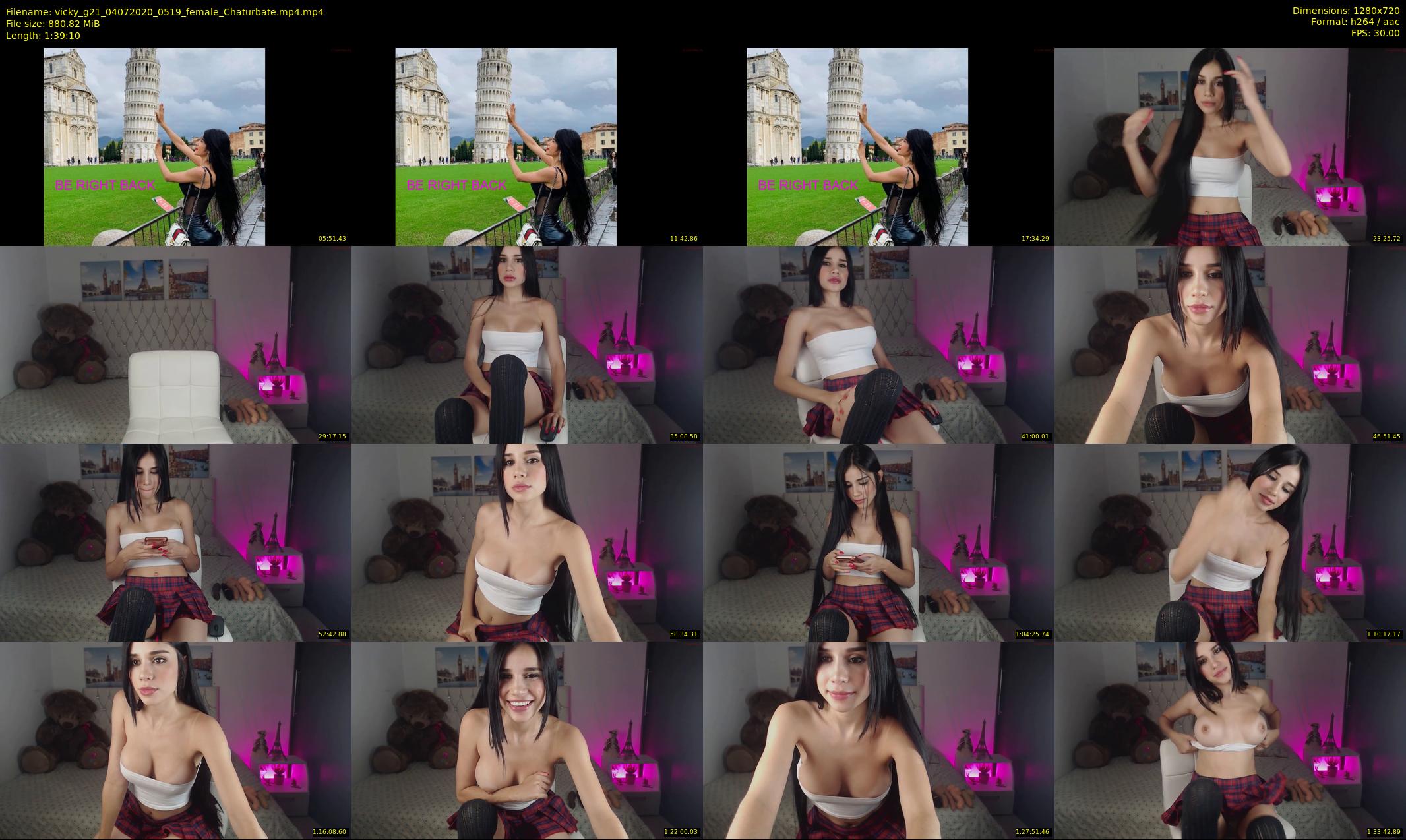 vicky_g21 — 100 minute Chaturbate female cam show recording, 720p, Jul 4, 2020