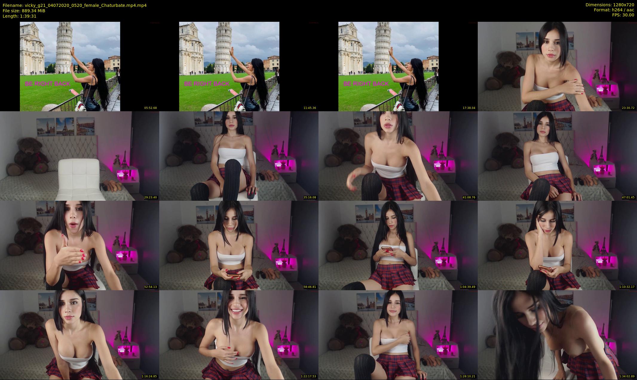 vicky_g21 — 100 minute Chaturbate female cam show recording, 720p, Jul 4, 2020