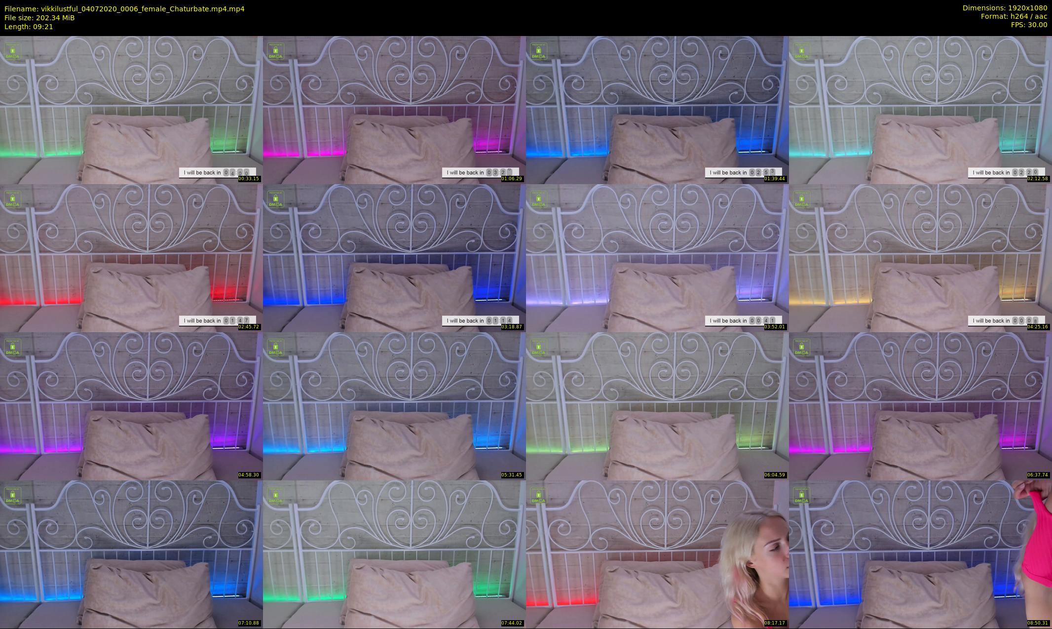 vikkilustful — 10 minute Chaturbate female cam show recording, 1080p, Jul 4, 2020