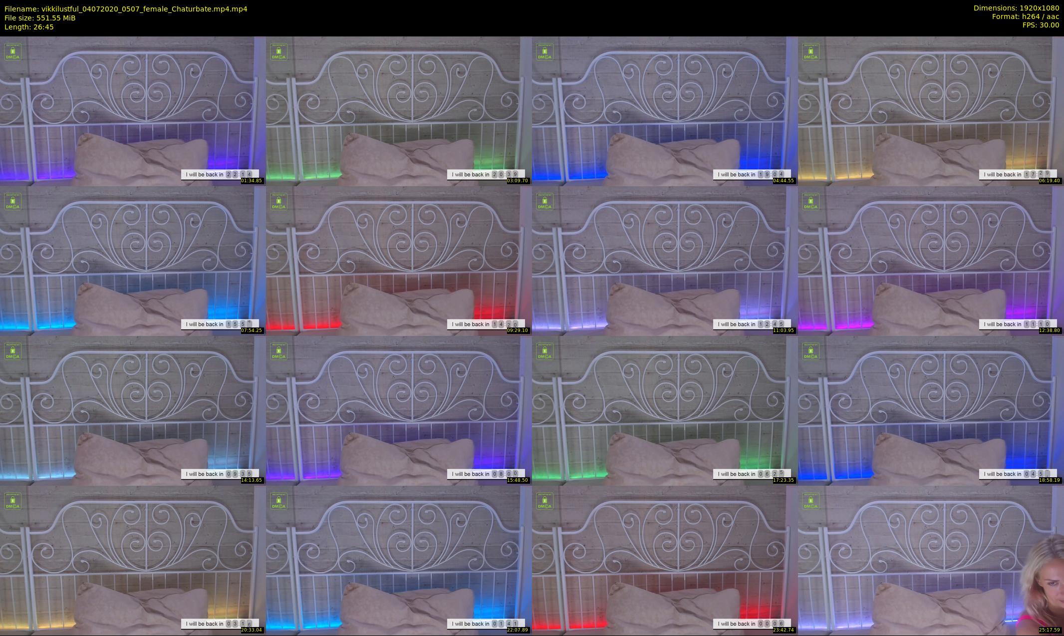 vikkilustful — 27 minute Chaturbate female cam show recording, 1080p, Jul 4, 2020