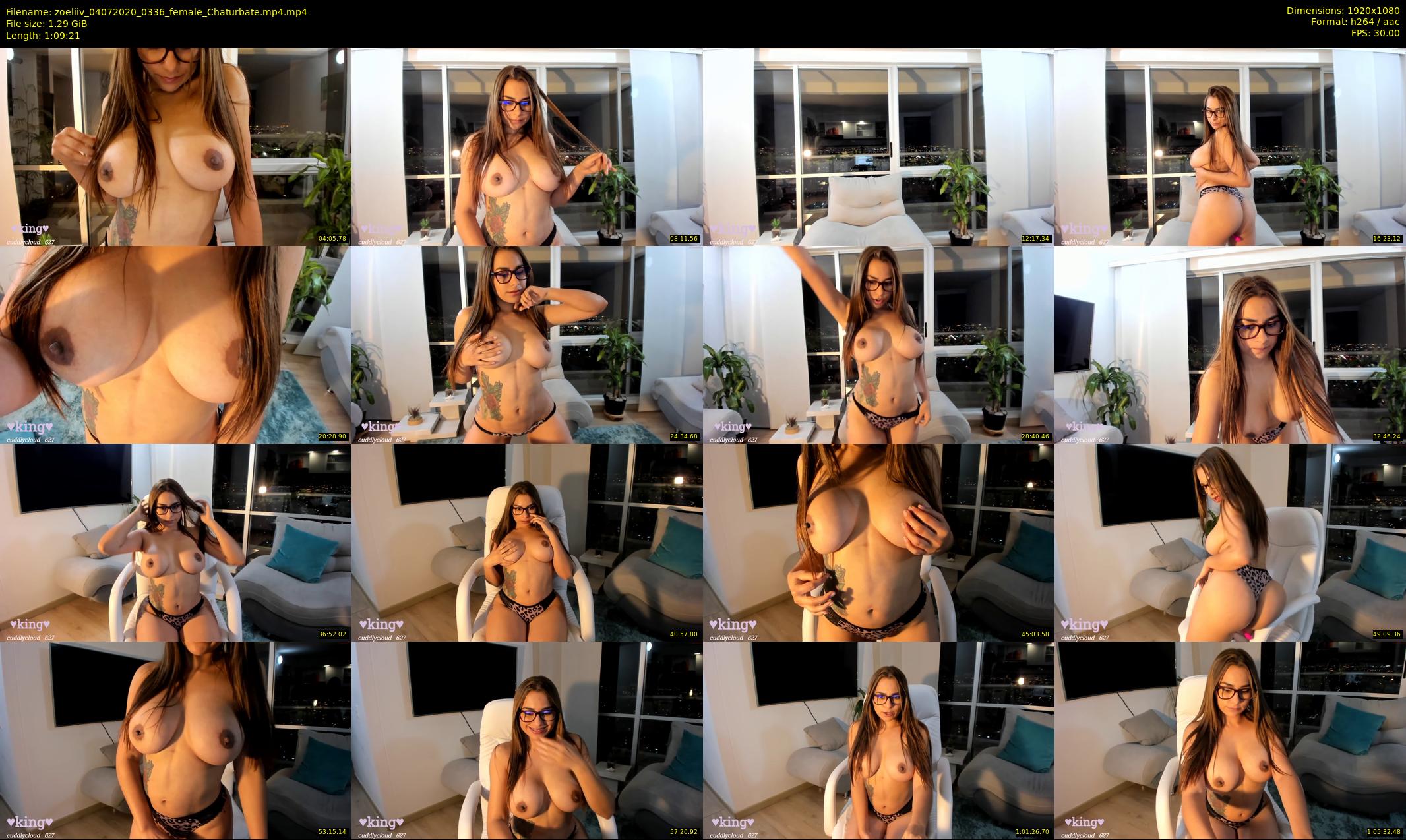 zoeliiv — 70 minute Chaturbate female cam show recording, 1080p, Jul 4, 2020