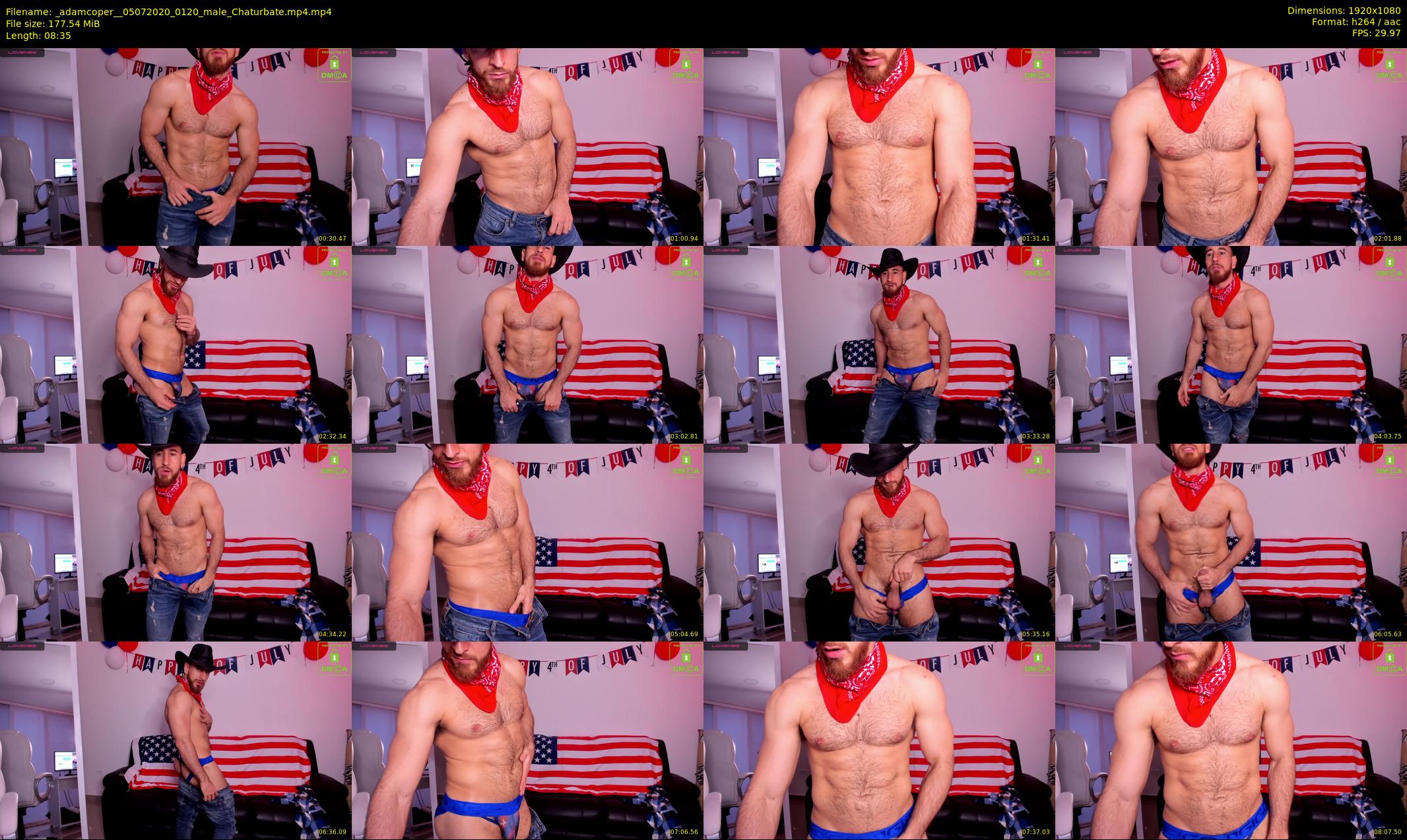 _adamcoper_ — 9 minute Chaturbate male cam show recording, 1080p, Jul 5, 2020