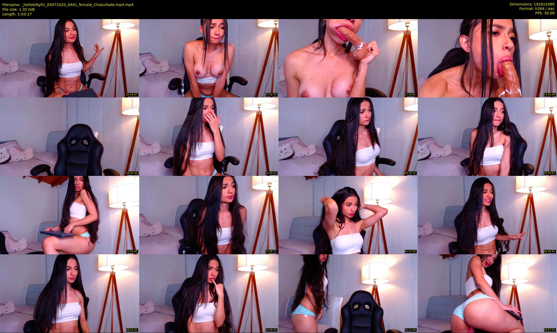_hellokitty01 — 64 minute Chaturbate female cam show recording, 1080p, Jul 5, 2020