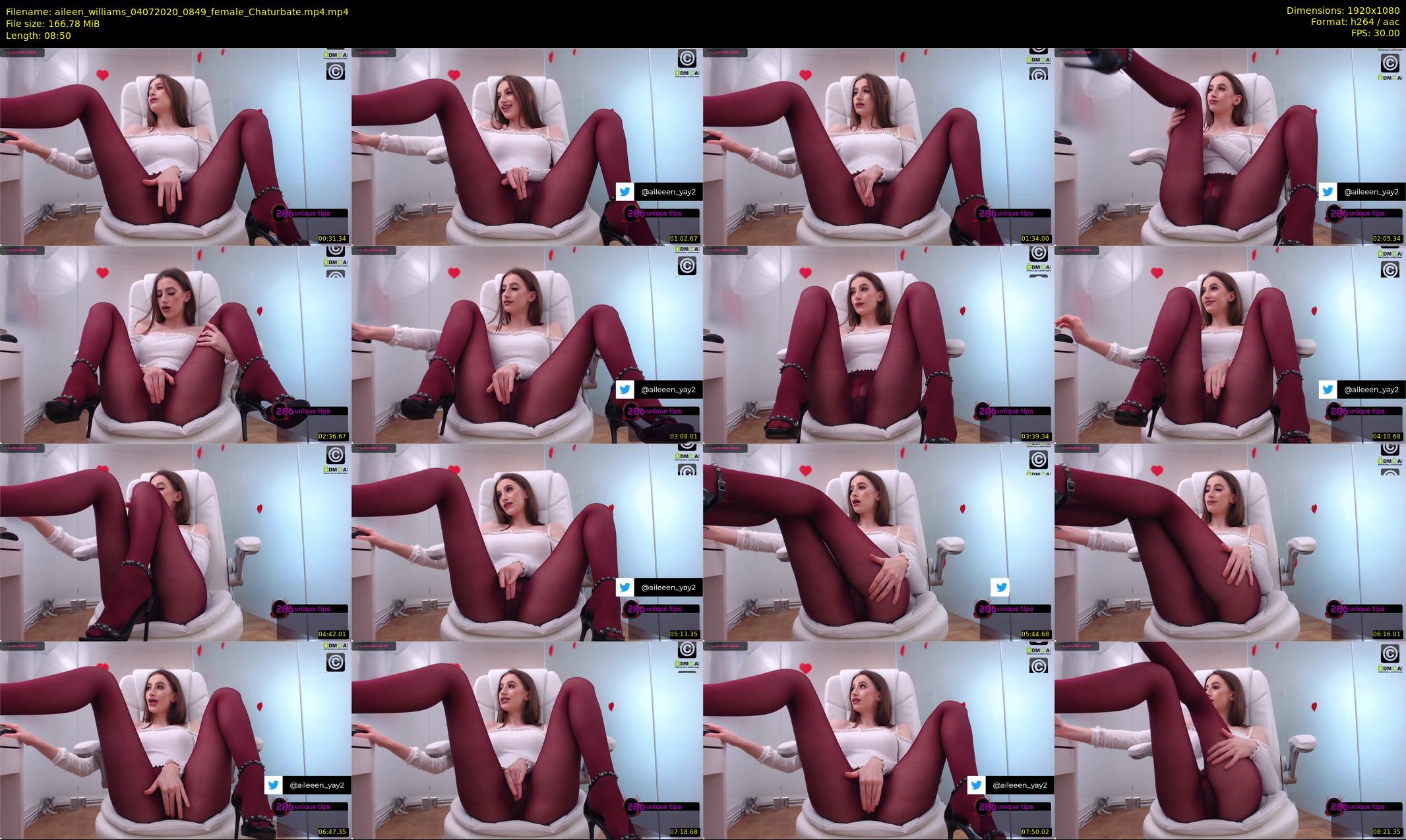 aileen_williams — 9 minute Chaturbate female cam show recording, 1080p, Jul 4, 2020