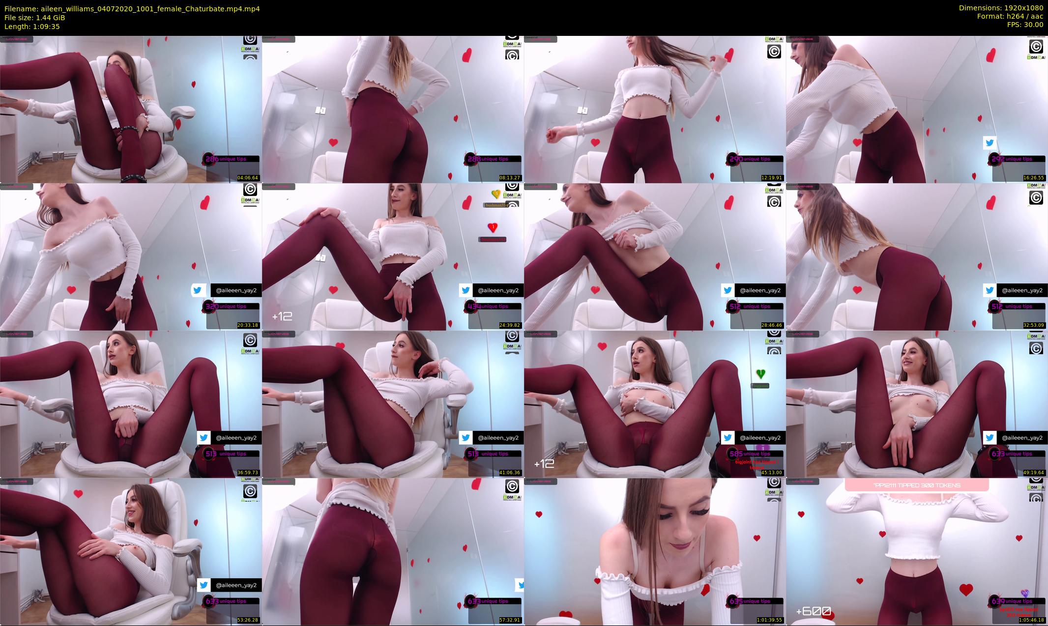 aileen_williams — 70 minute Chaturbate female cam show recording, 1080p, Jul 4, 2020