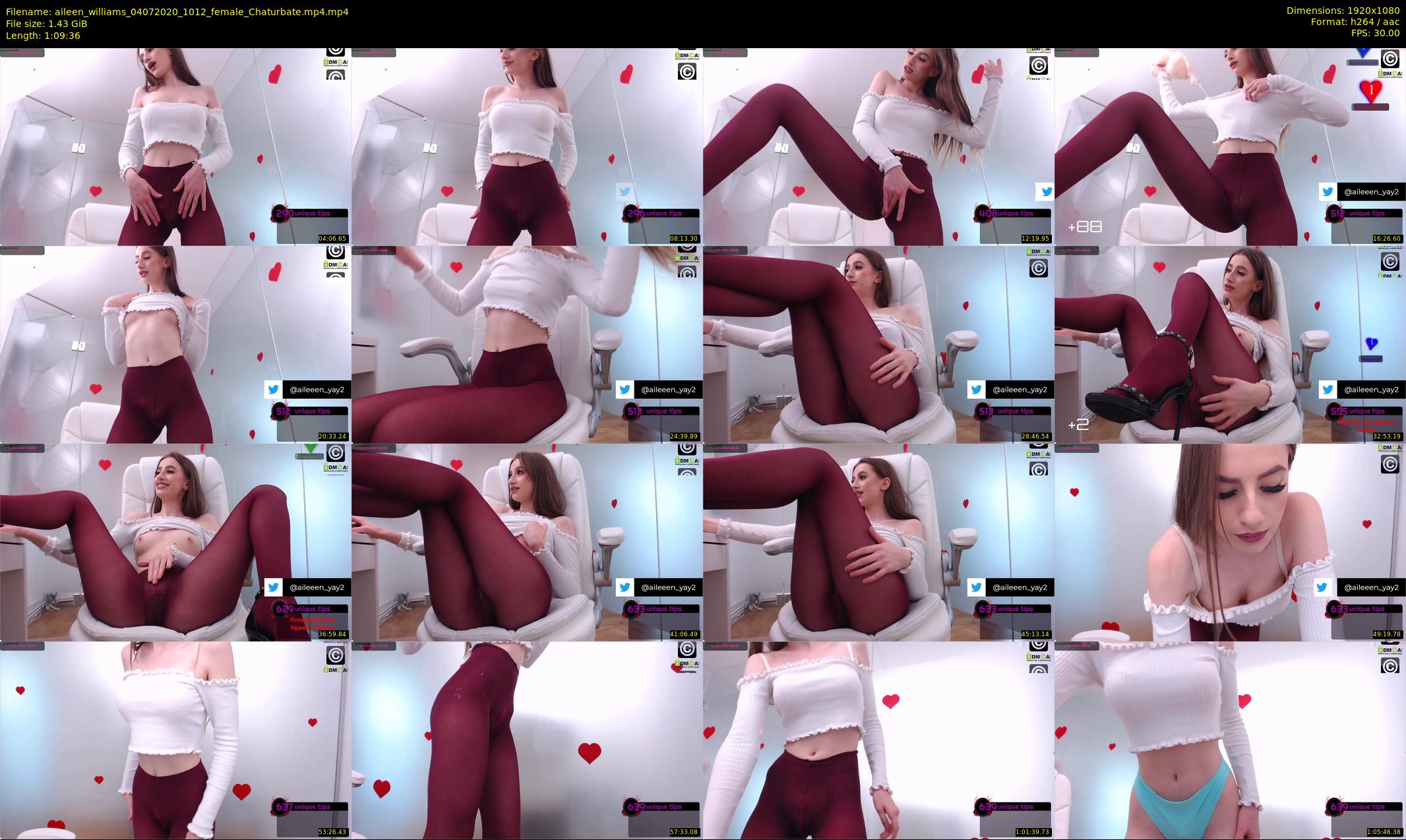 aileen_williams — 70 minute Chaturbate female cam show recording, 1080p, Jul 4, 2020