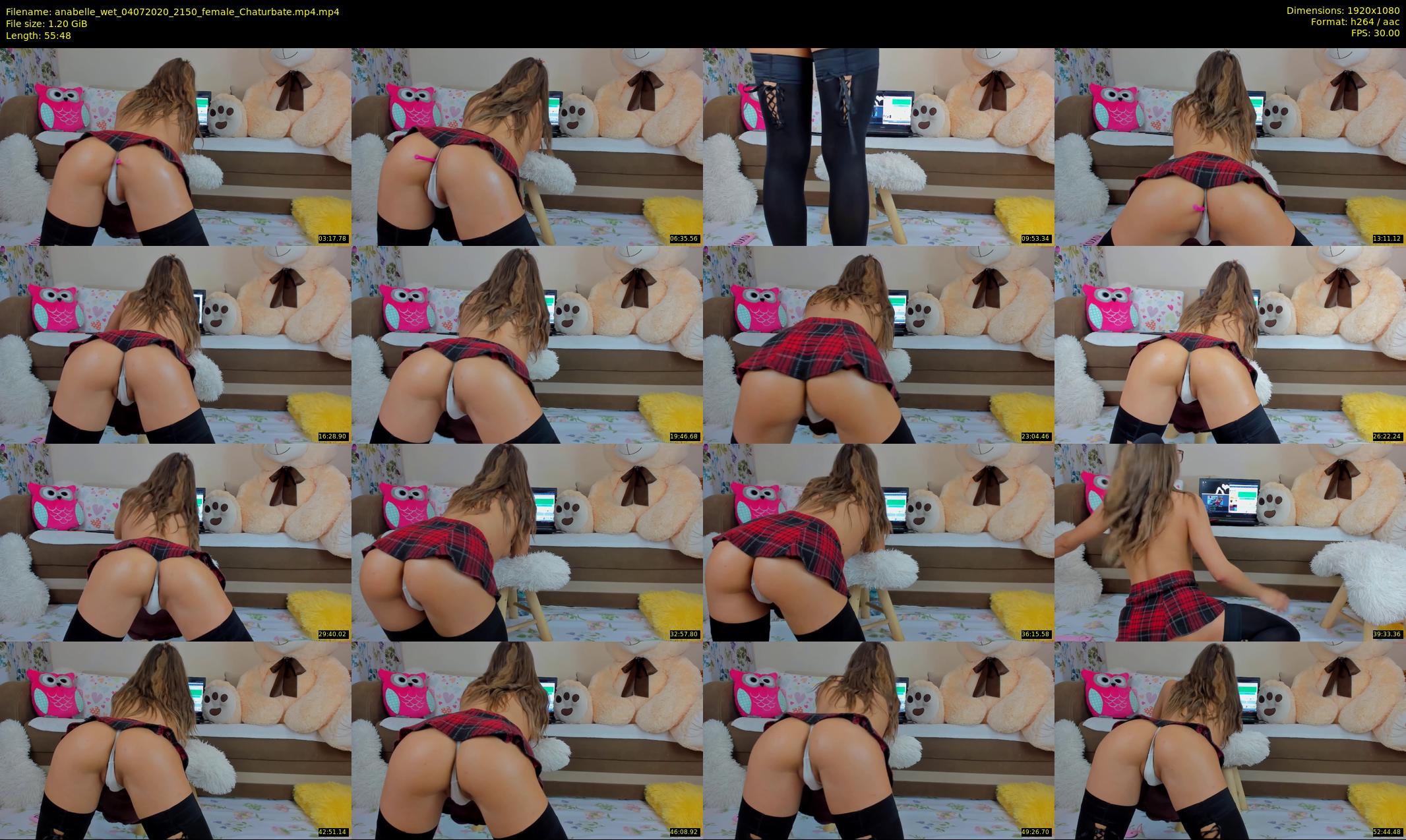 anabelle_wet — 56 minute Chaturbate female cam show recording, 1080p, Jul 4, 2020
