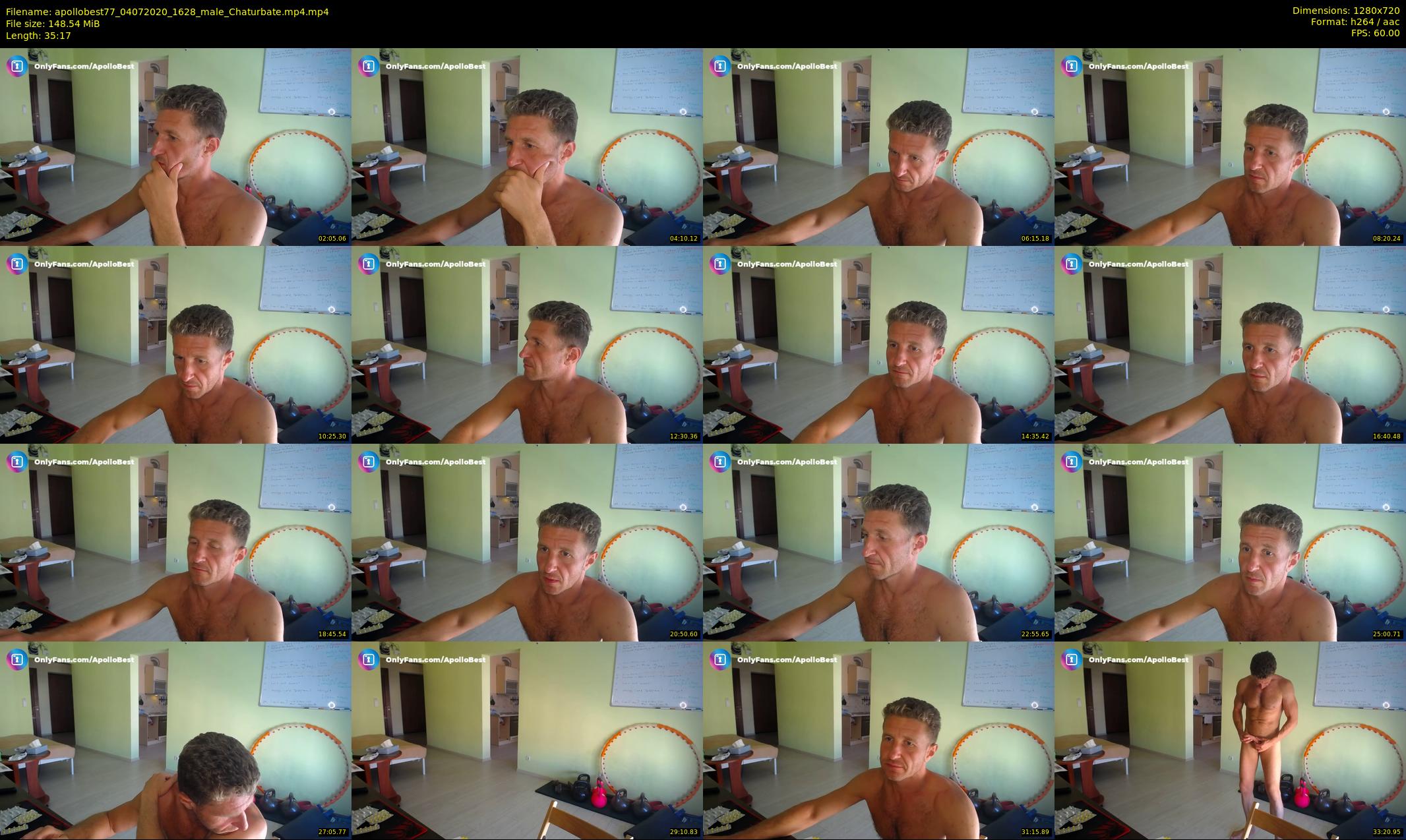 apollobest77 — 36 minute Chaturbate male cam show recording, 720p, Jul 4, 2020