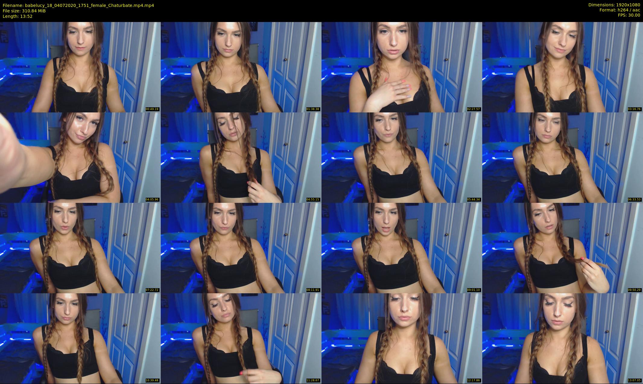 babelucy_18 — 14 minute Chaturbate female cam show recording, 1080p, Jul 4, 2020